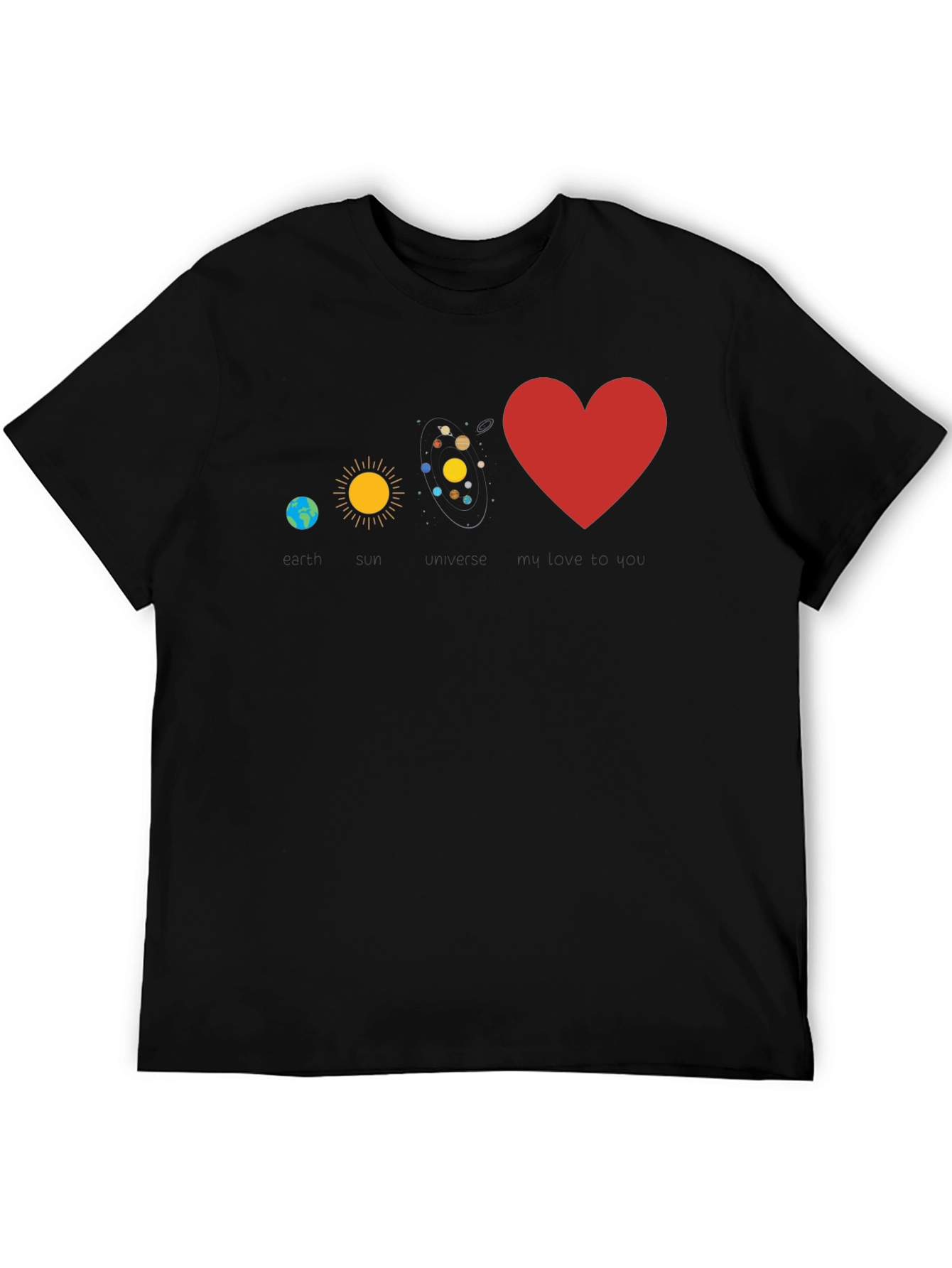 Earth Sun Universe Love T-Shirt