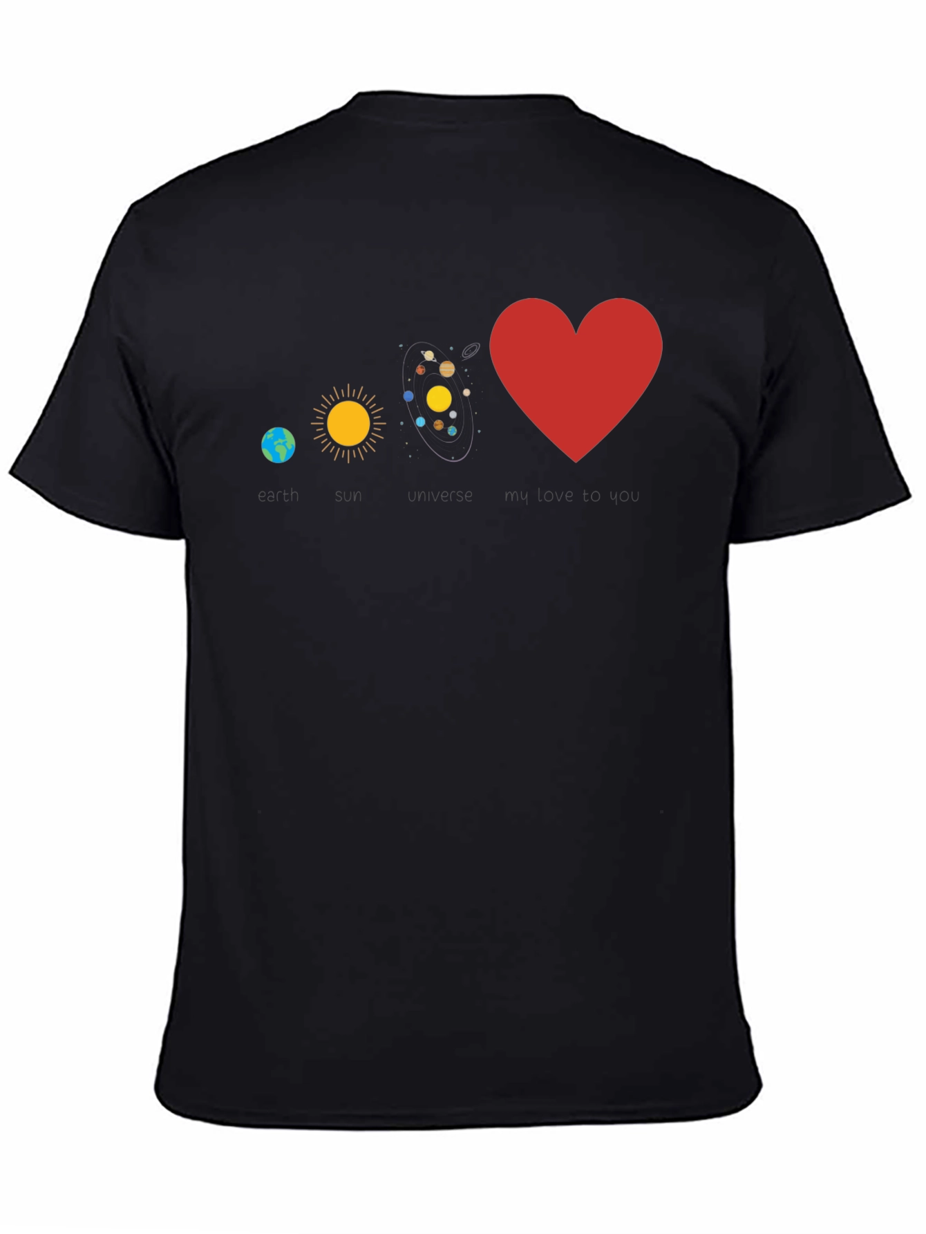 Earth Sun Universe Love T-Shirt