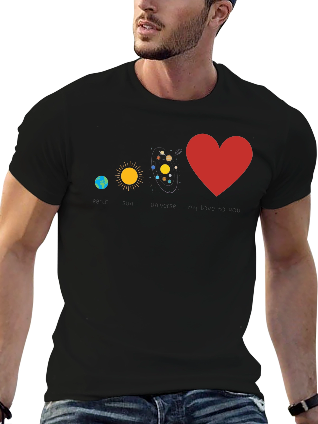 Earth Sun Universe Love T-Shirt