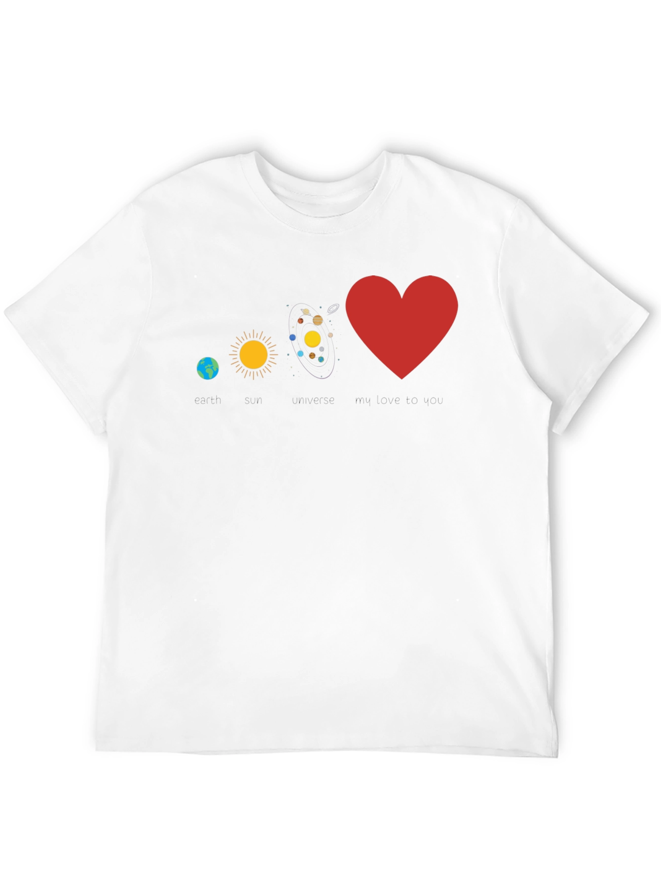 Earth Sun Universe Love T-Shirt