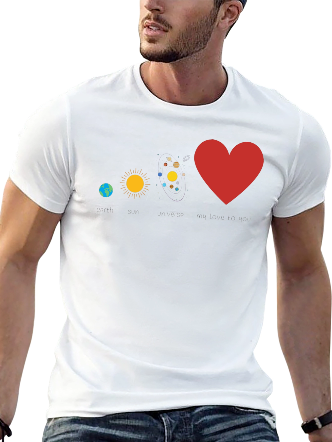 Earth Sun Universe Love T-Shirt