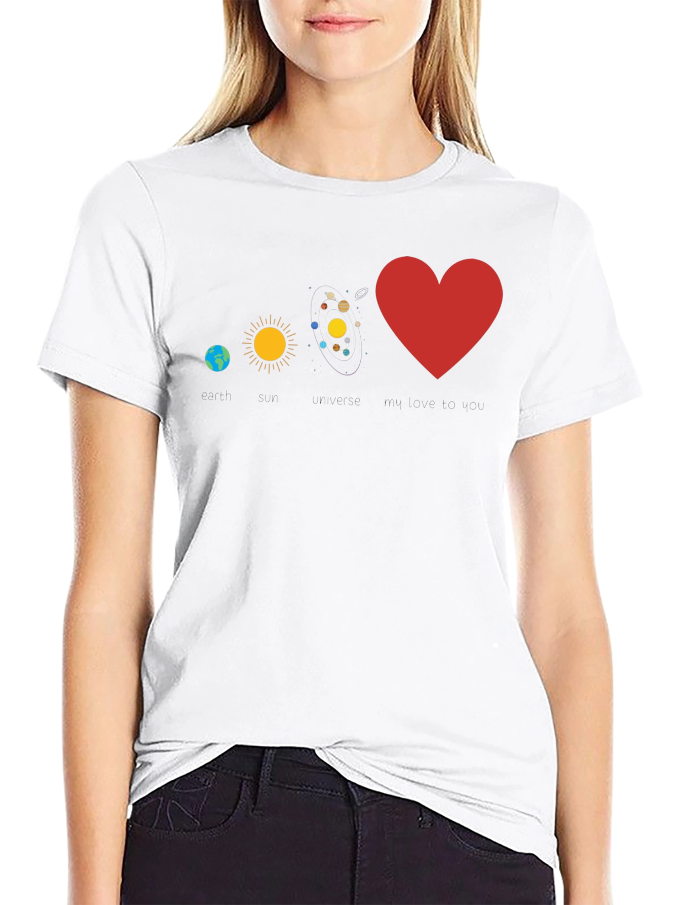 Earth Sun Universe Love T-Shirt