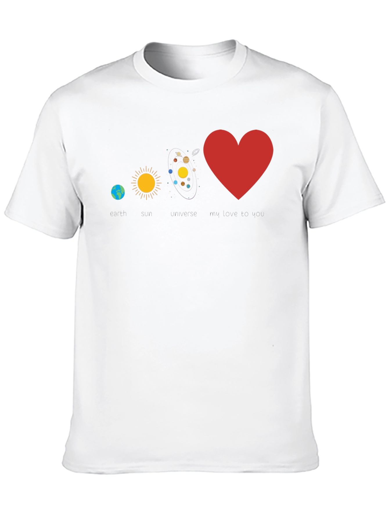 Earth Sun Universe Love T-Shirt