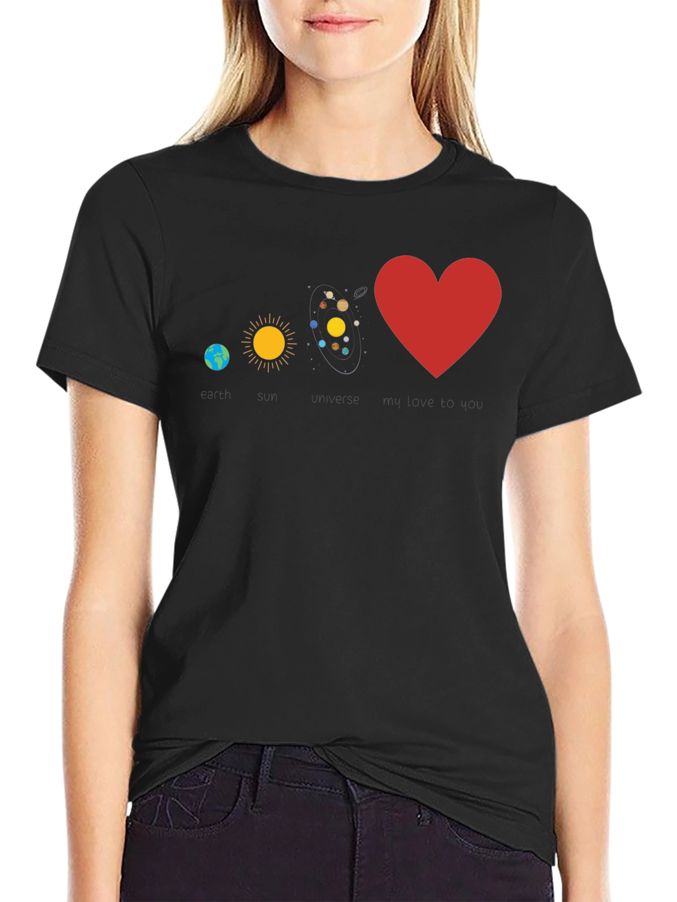 Earth Sun Universe Love T-Shirt