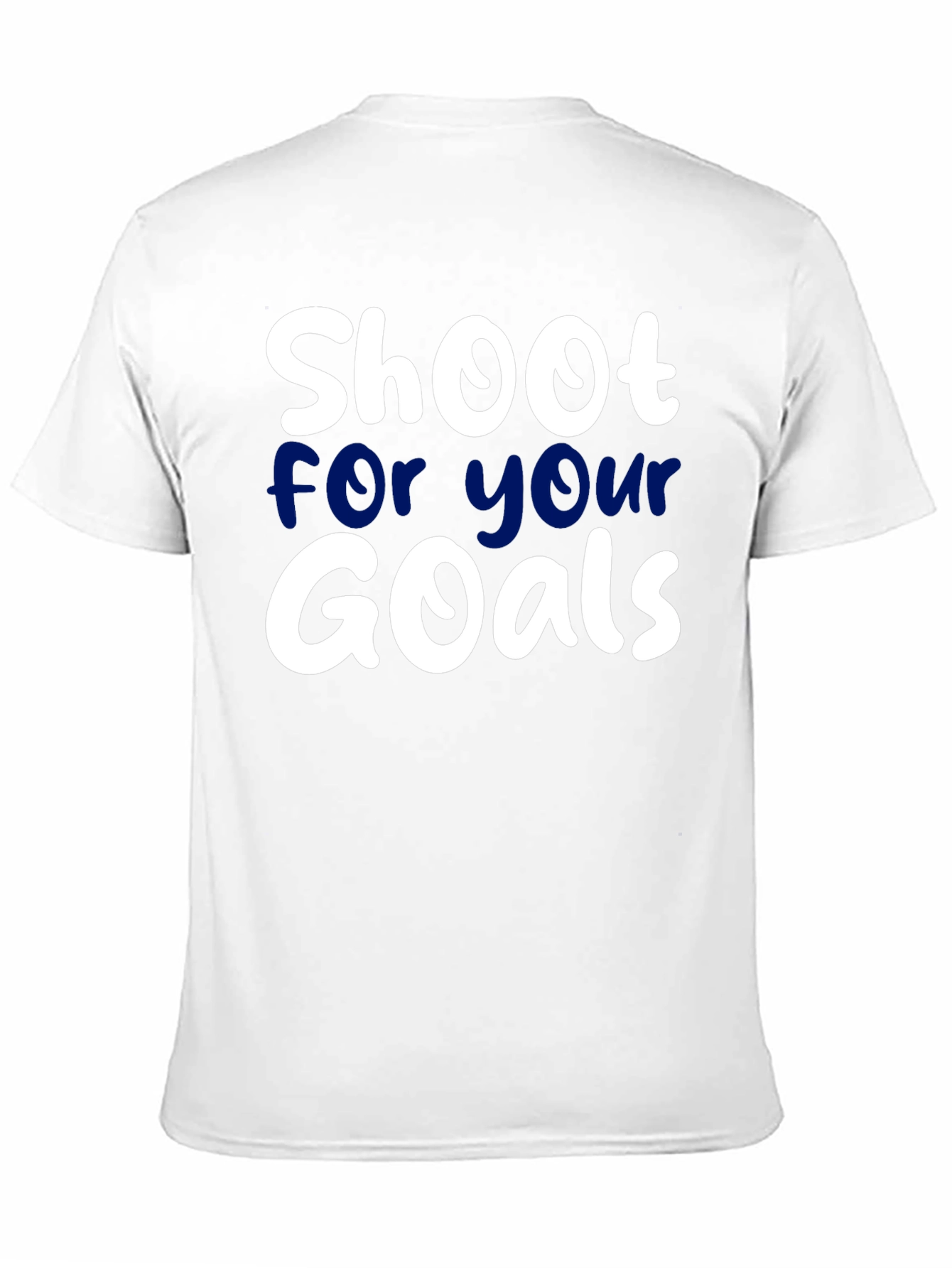 Shoot For Your Goals T-Shirt Black Cotton