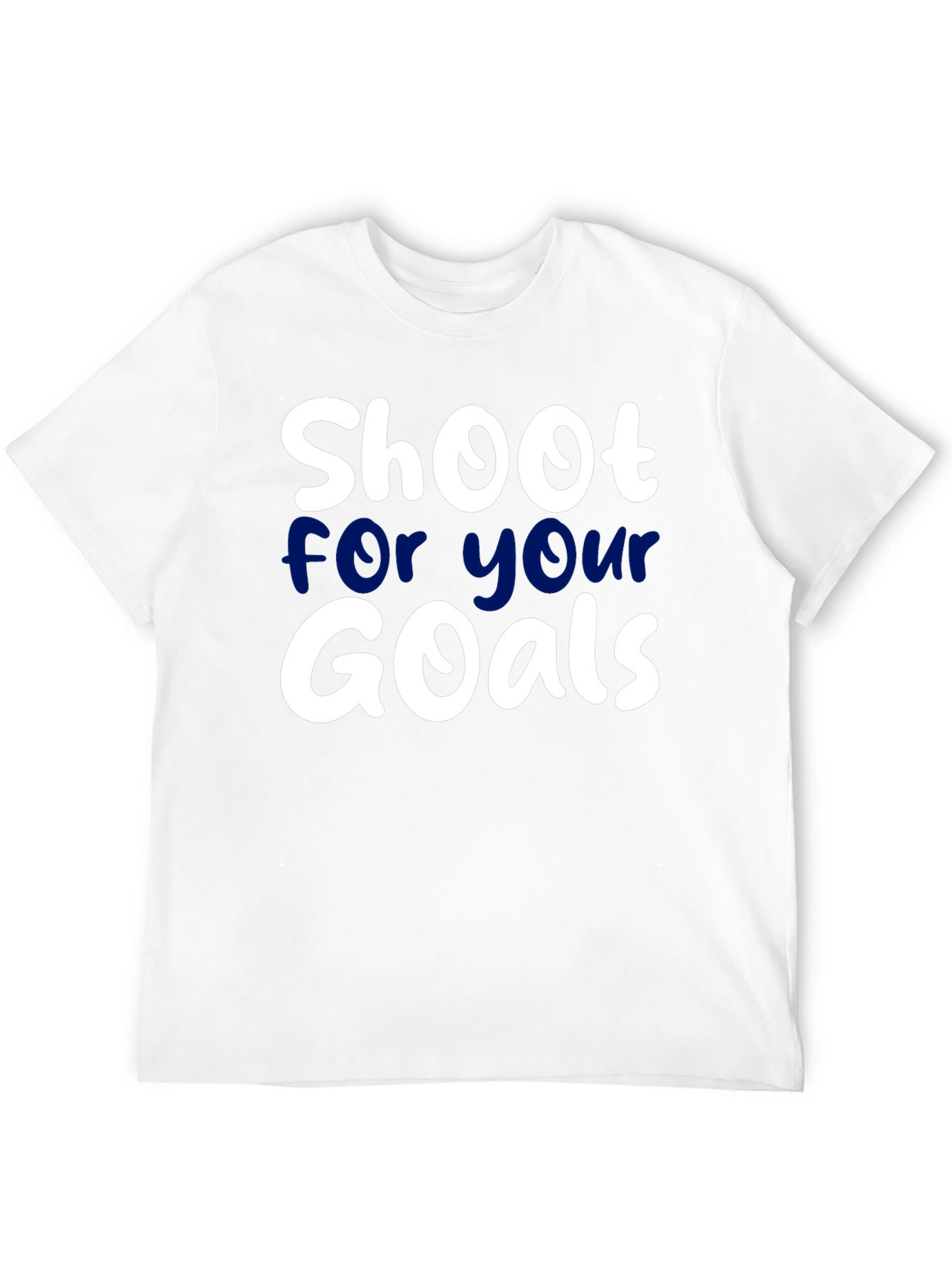 Shoot For Your Goals T-Shirt Black Cotton