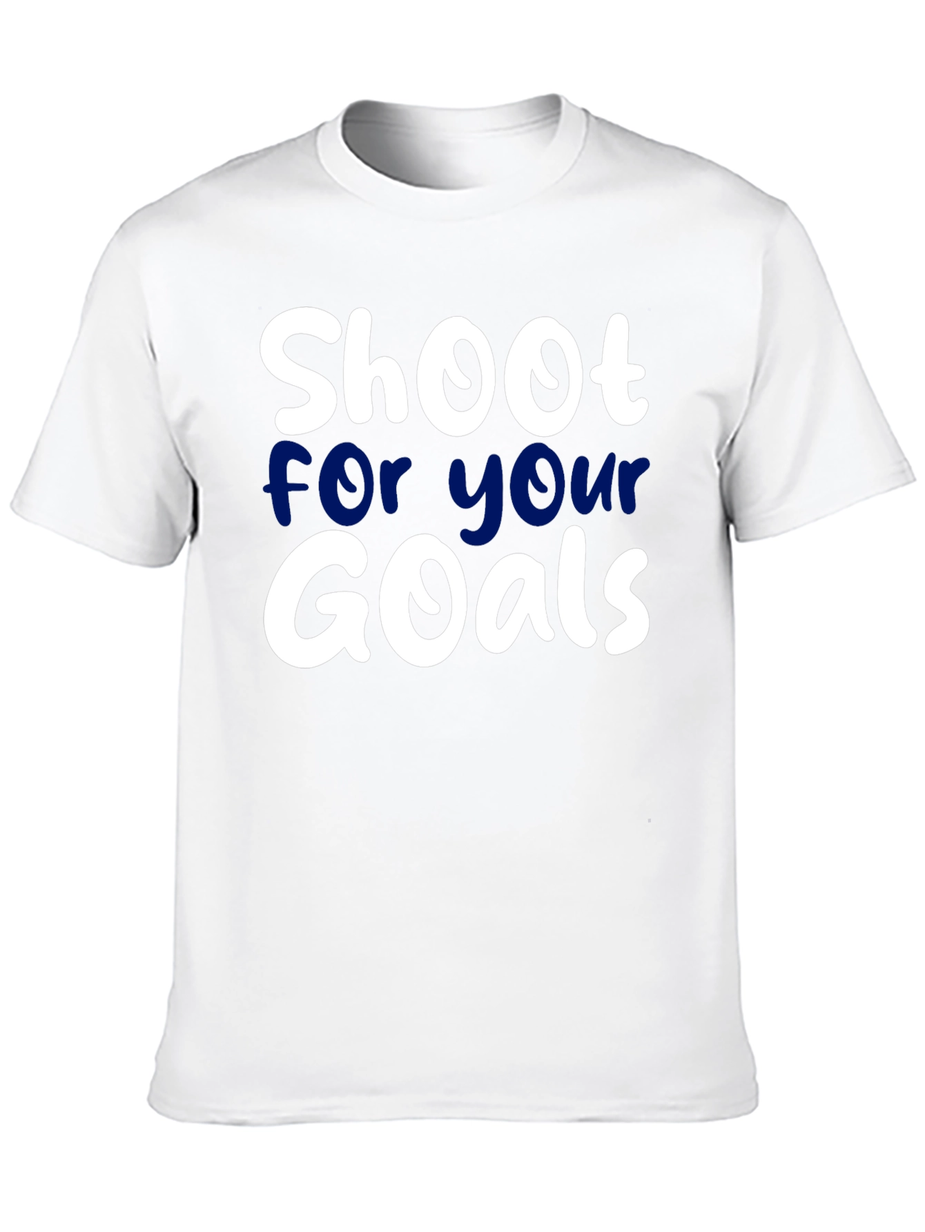 Shoot For Your Goals T-Shirt Black Cotton