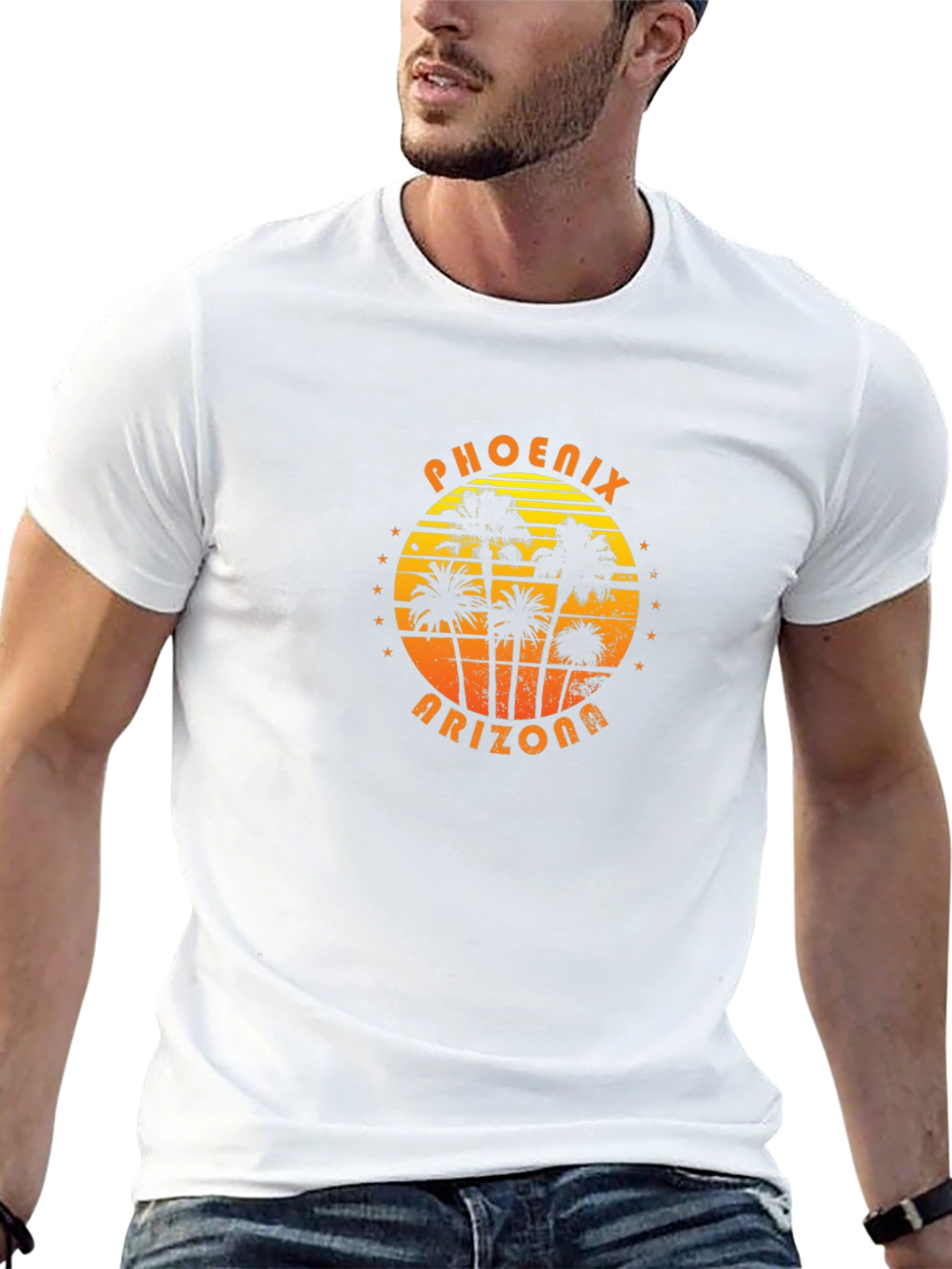 Phoenix Arizona Palm Tree Graphic Tee