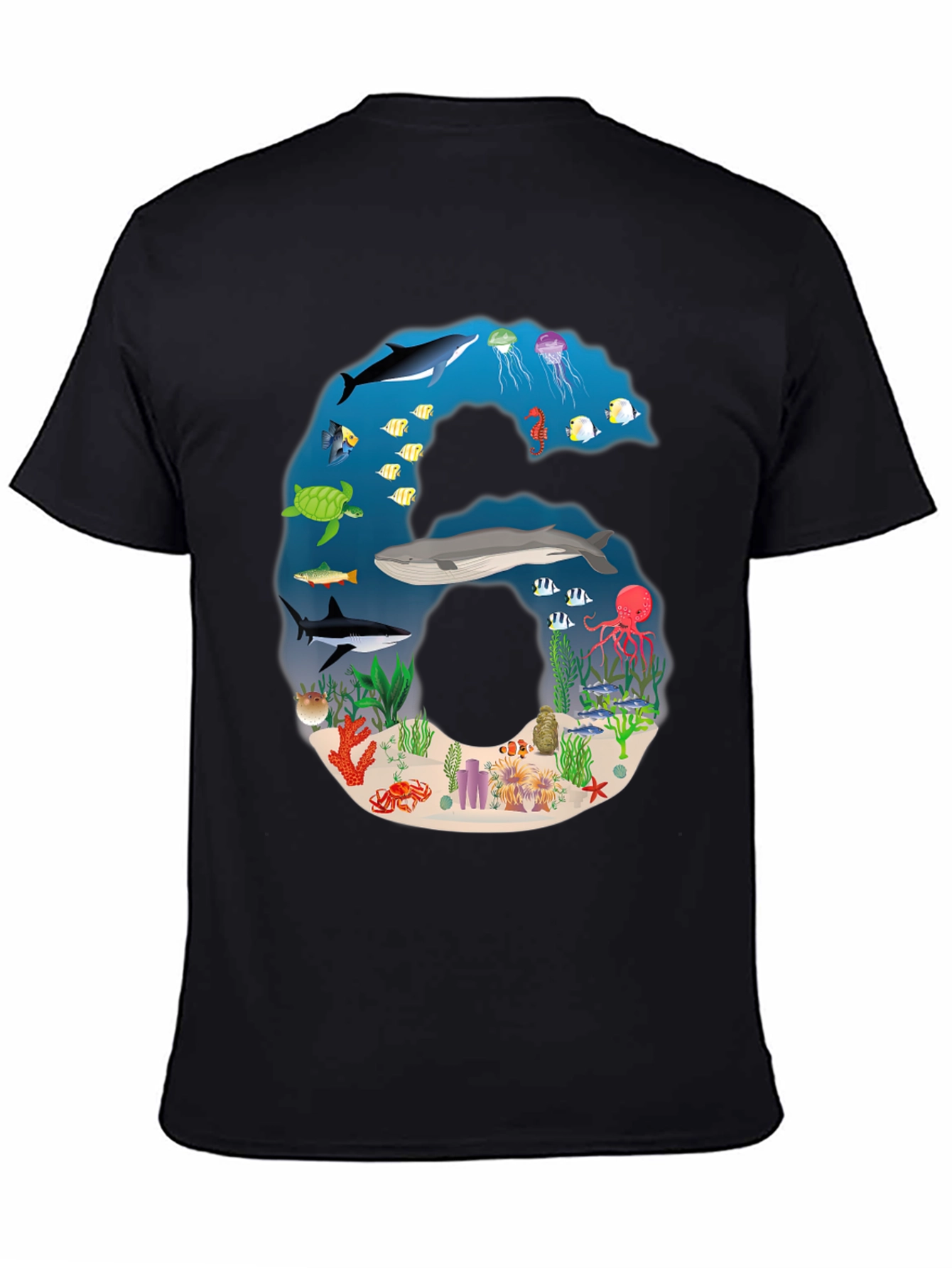 Ocean Life Number 6 T-Shirt