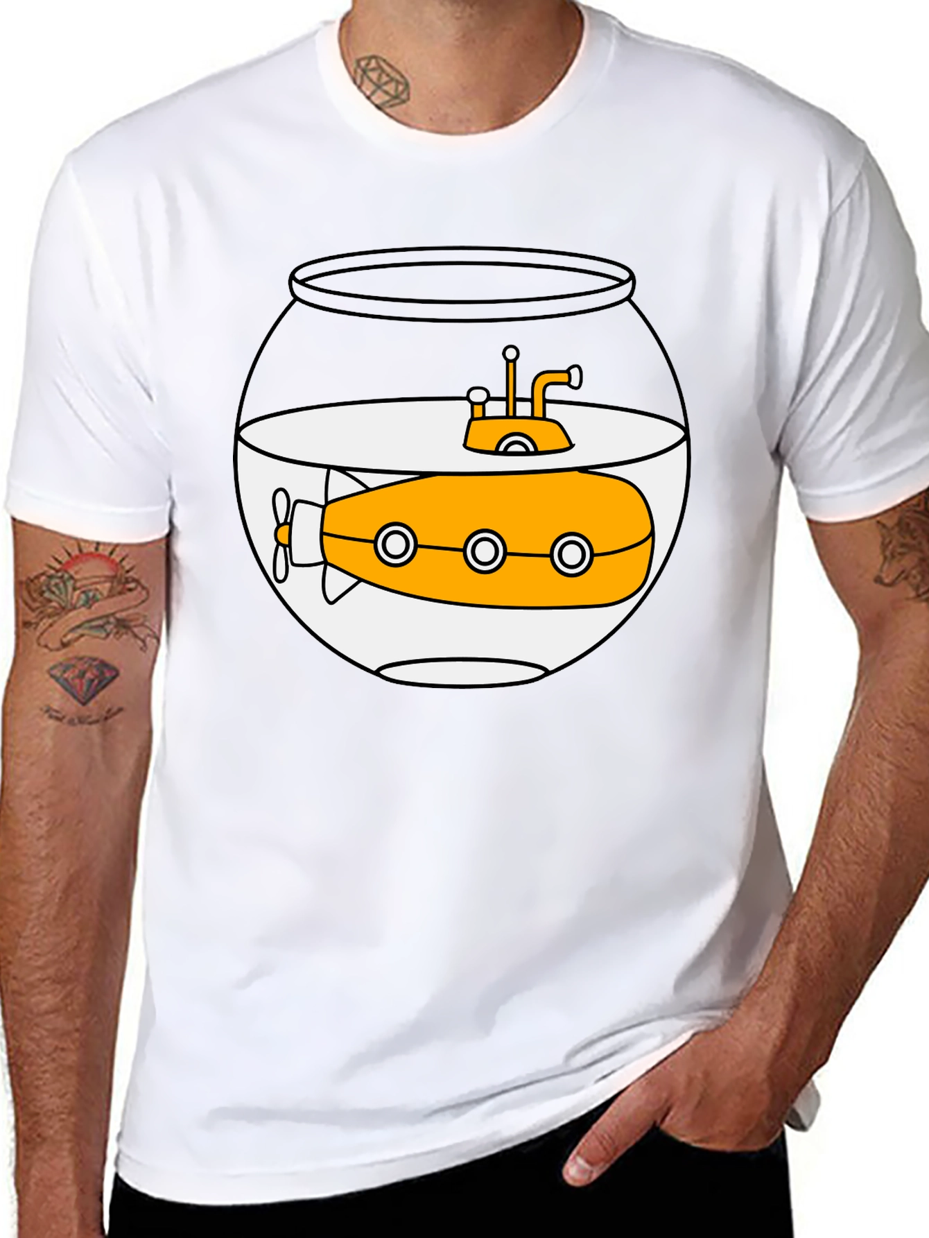 Yellow Submarine Bowl Graphic Tee