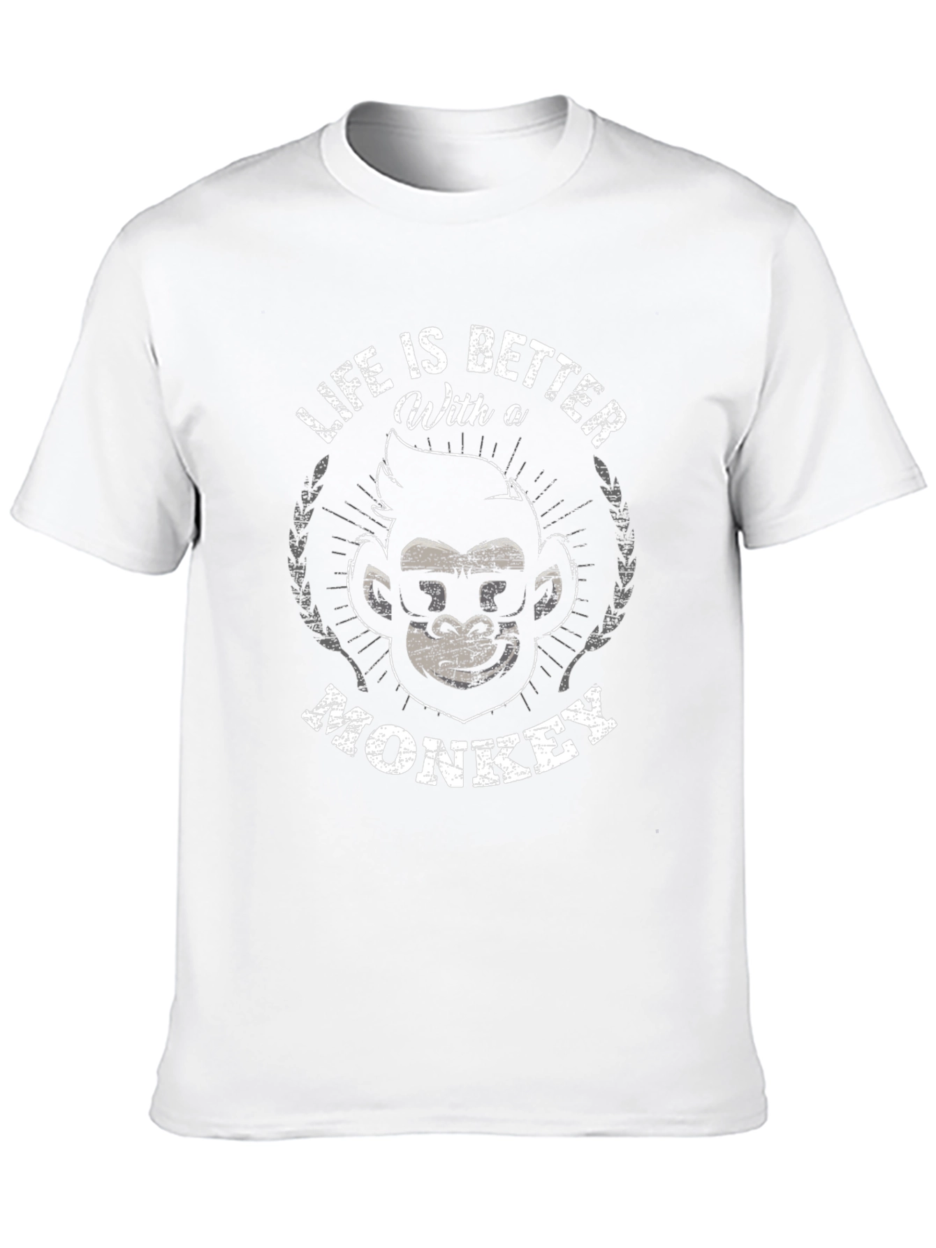 Life is Better With a Monkey Graphic Tee