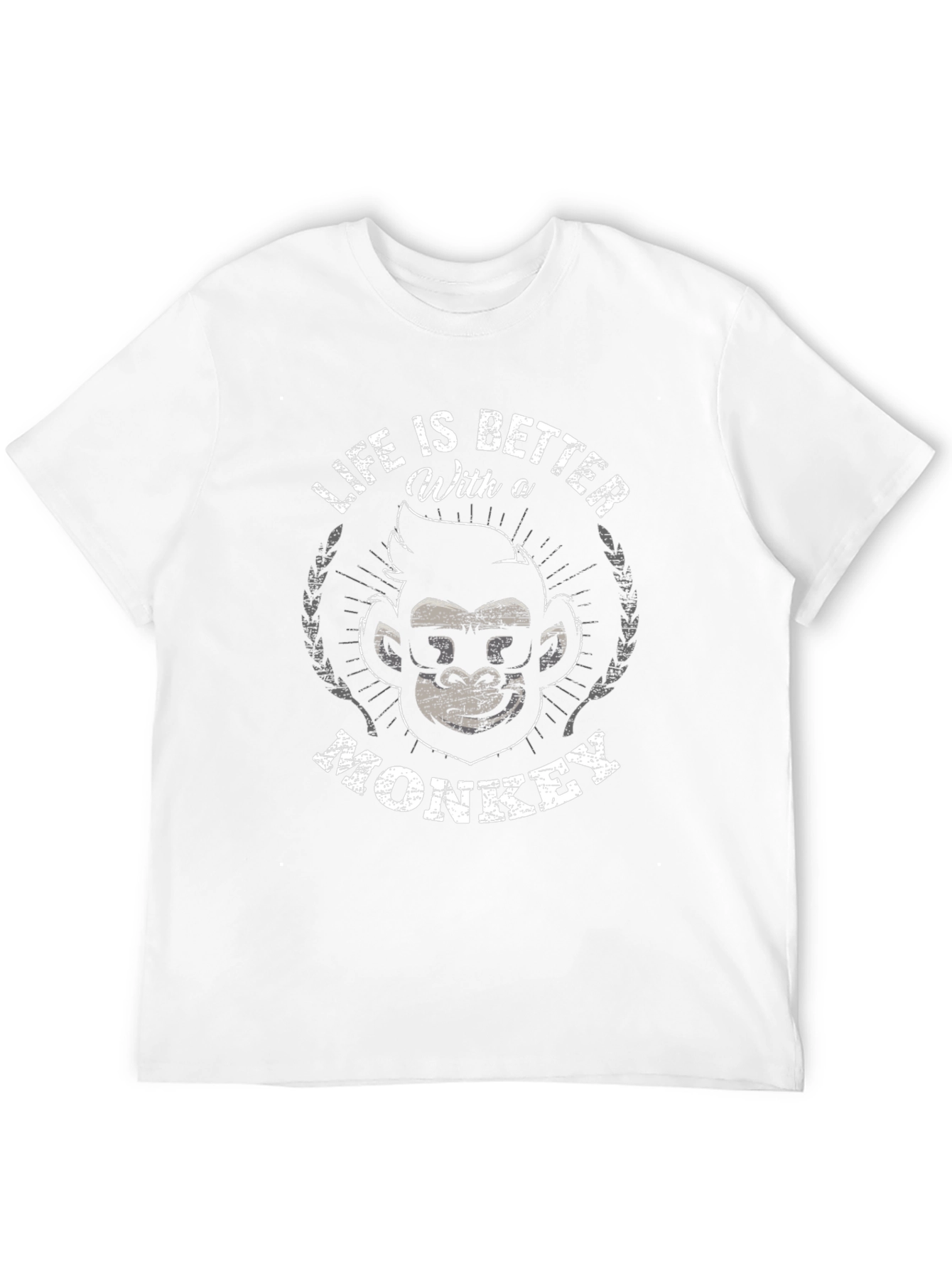Life is Better With a Monkey Graphic Tee