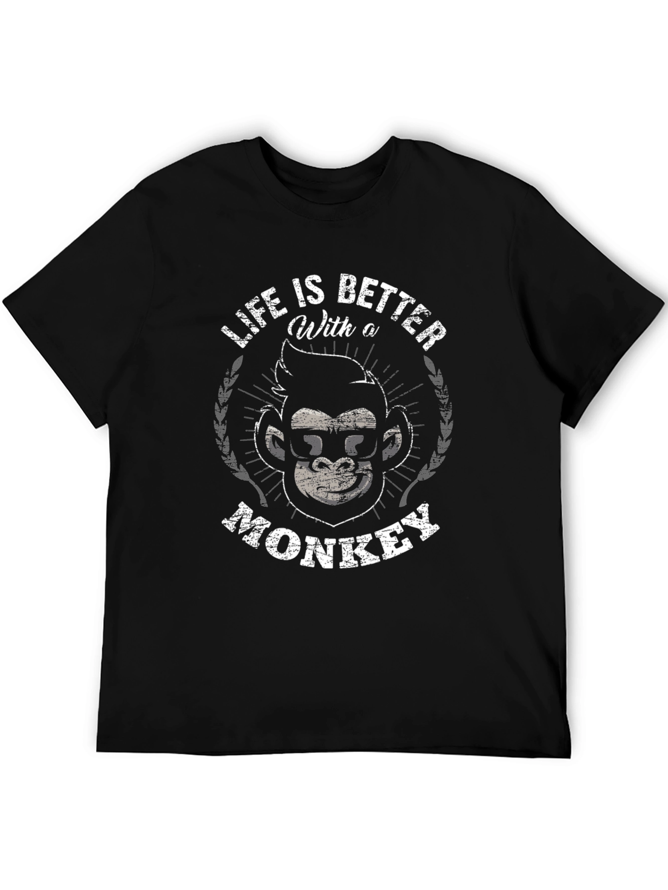 Life is Better With a Monkey Graphic Tee