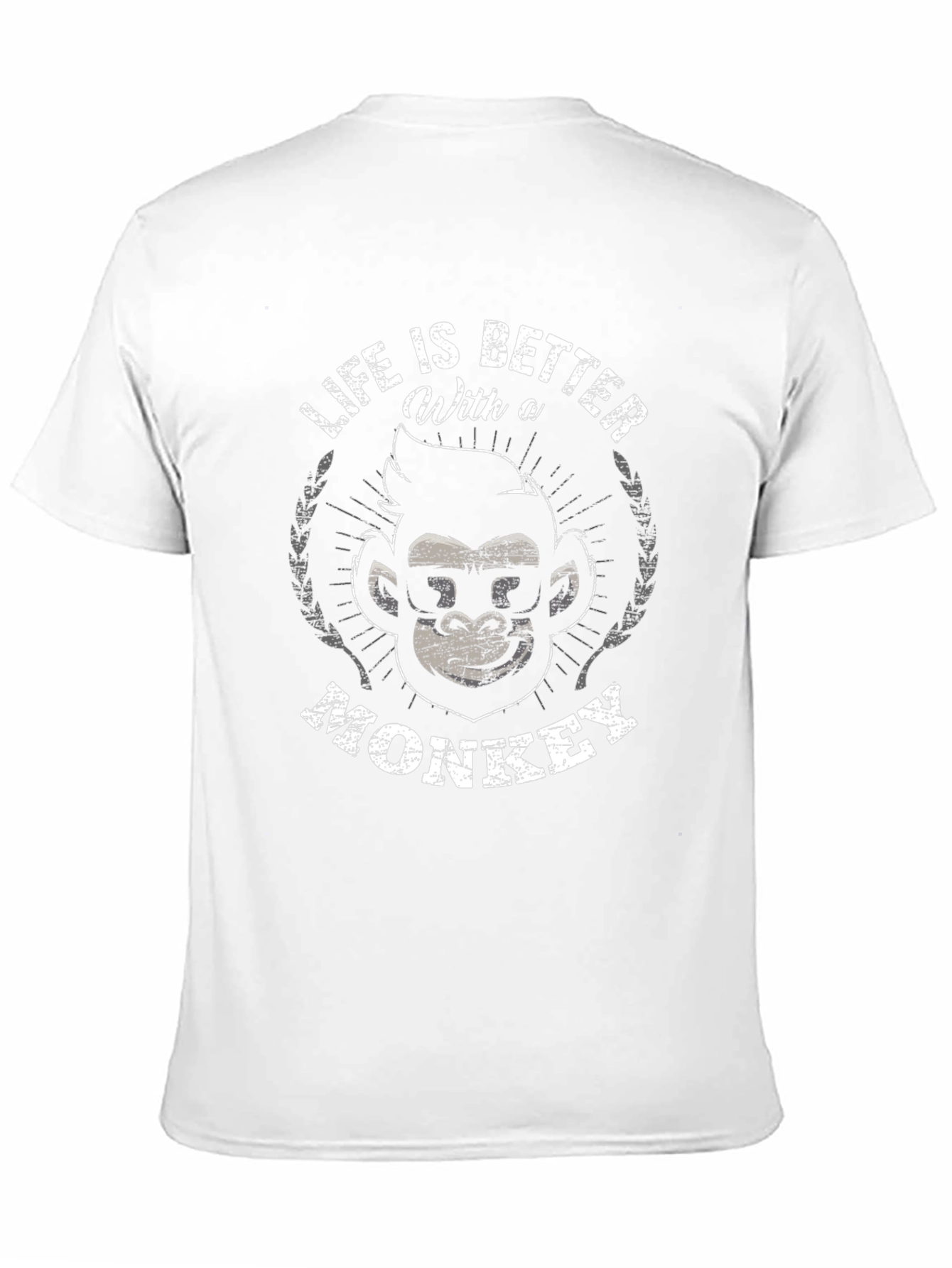 Life is Better With a Monkey Graphic Tee