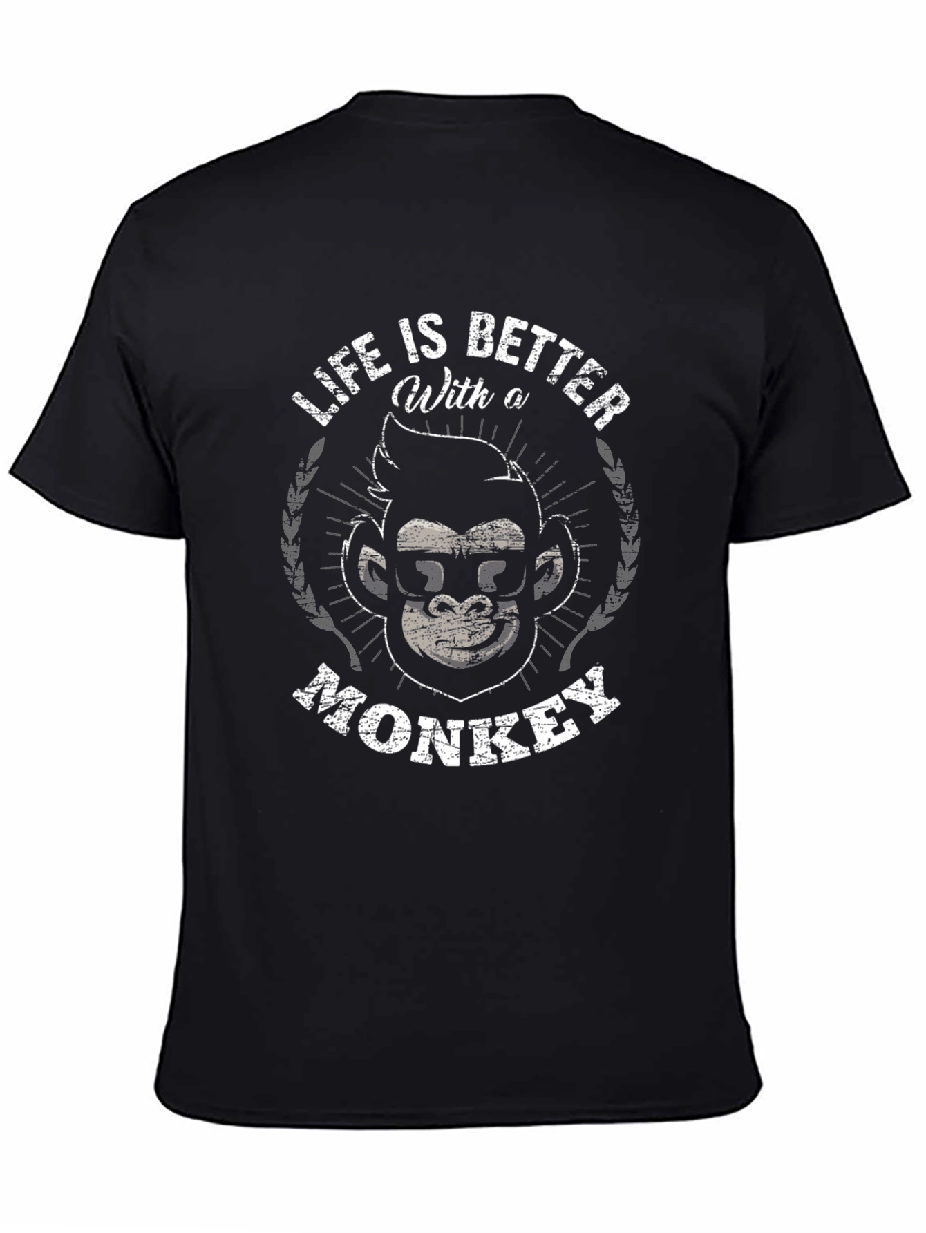 Life is Better With a Monkey Graphic Tee