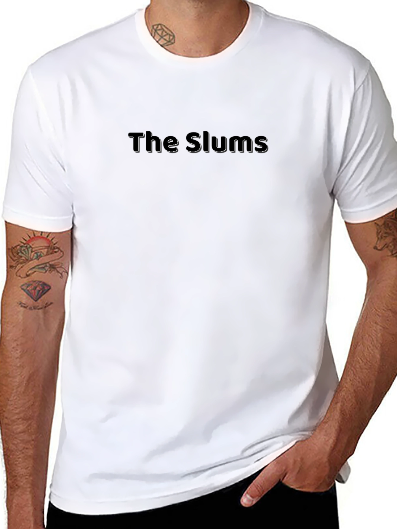 The Slums Black T-Shirt
