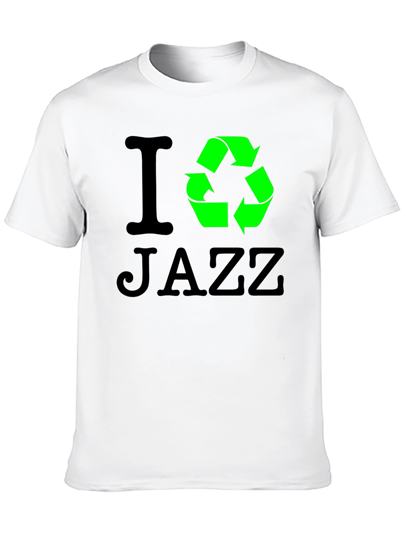 I Recycle Jazz Black T-Shirt