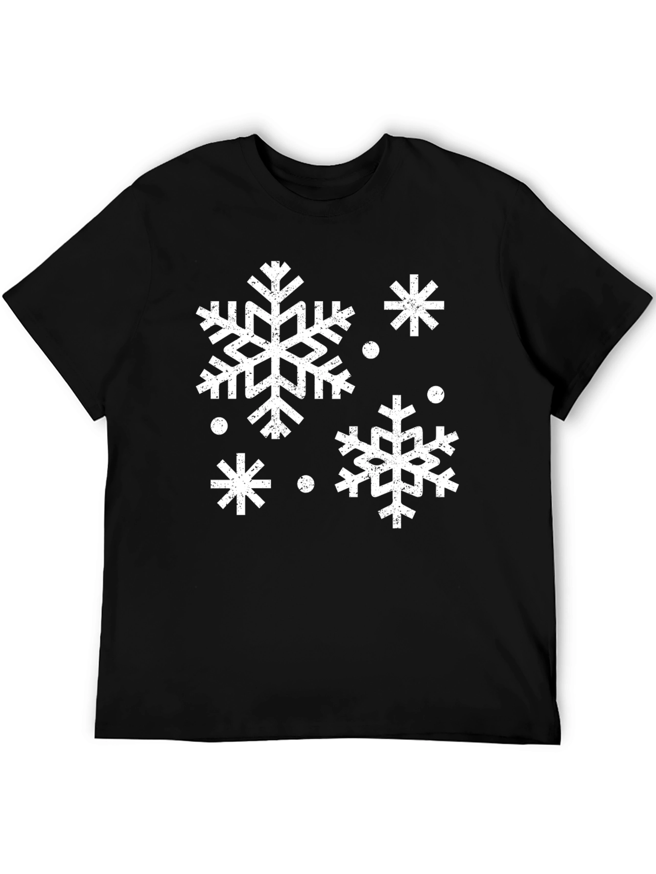 Snowflake Graphic Tee - Winter Holiday T-Shirt