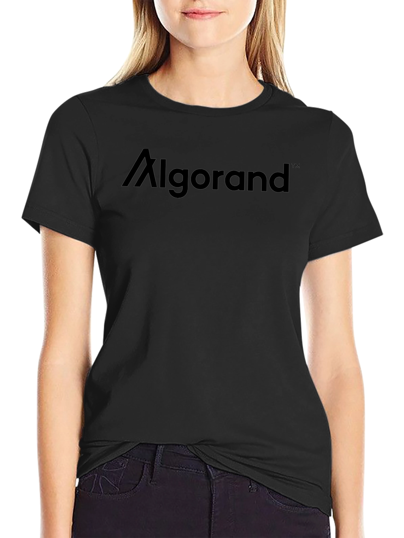 Algorand Black T-Shirt - Crypto Fashion