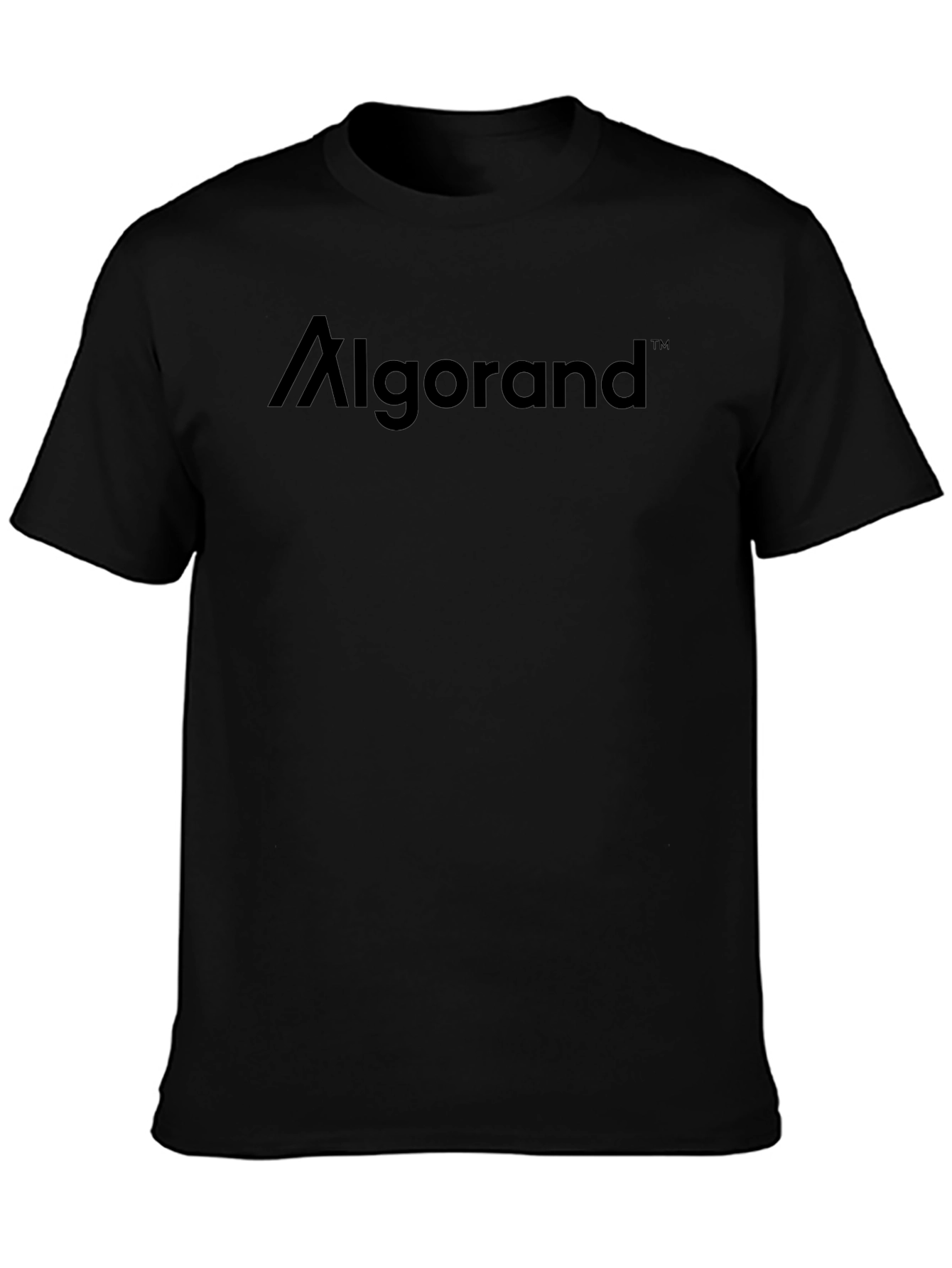 Algorand Black T-Shirt - Crypto Fashion