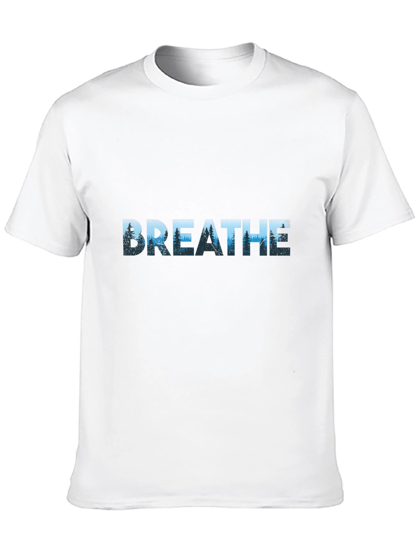 Breathe Graphic Print T-Shirt - Black
