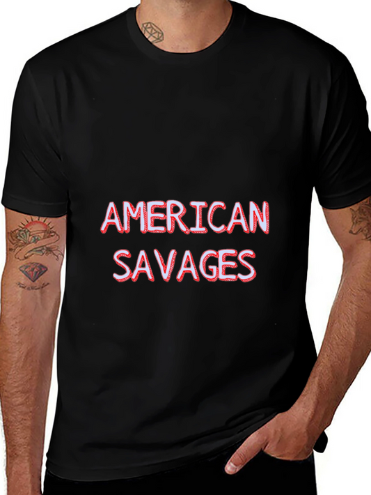 American Savages Graphic Tee - Black