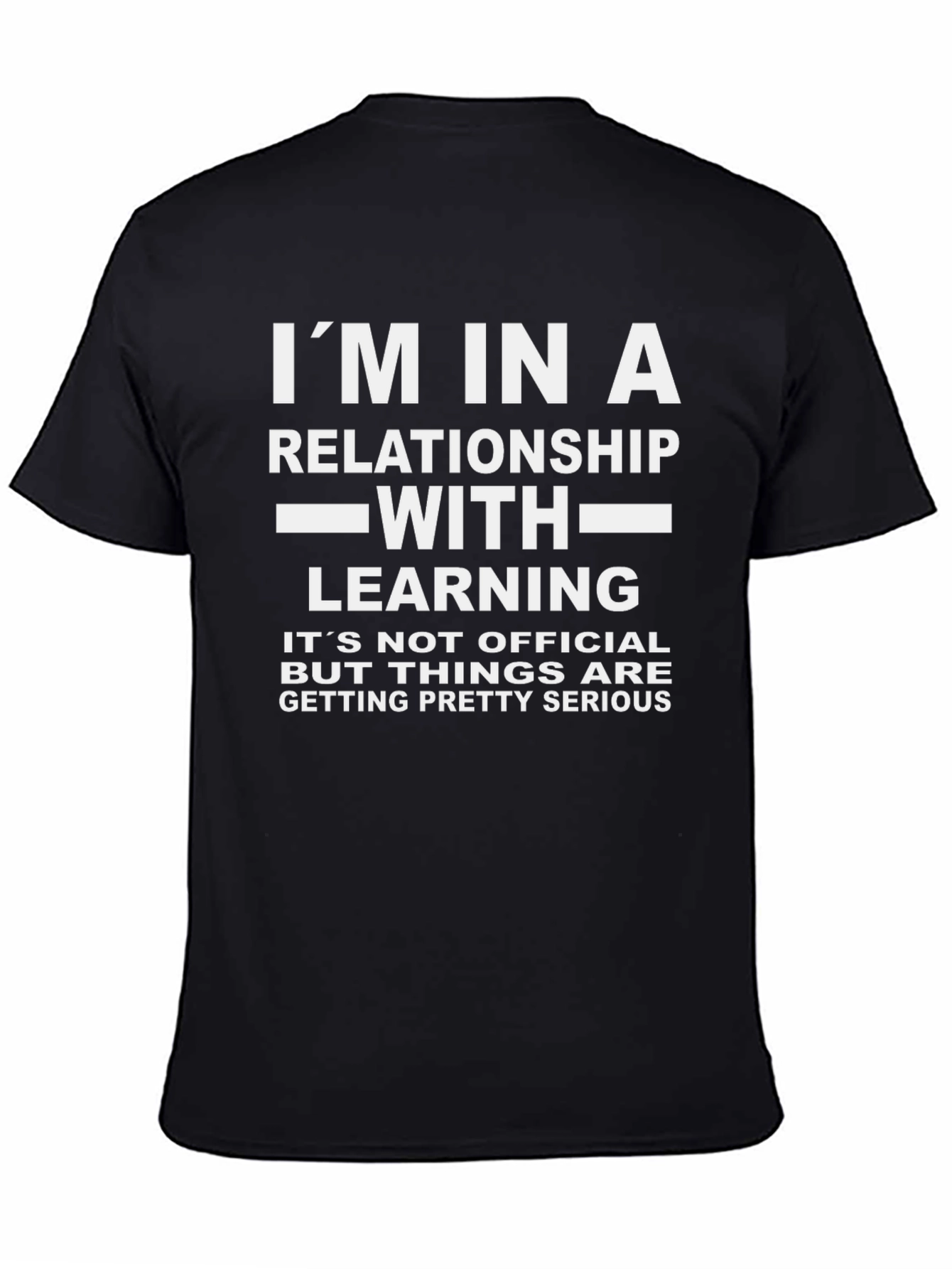 Relationship With Learning T-Shirt - Black