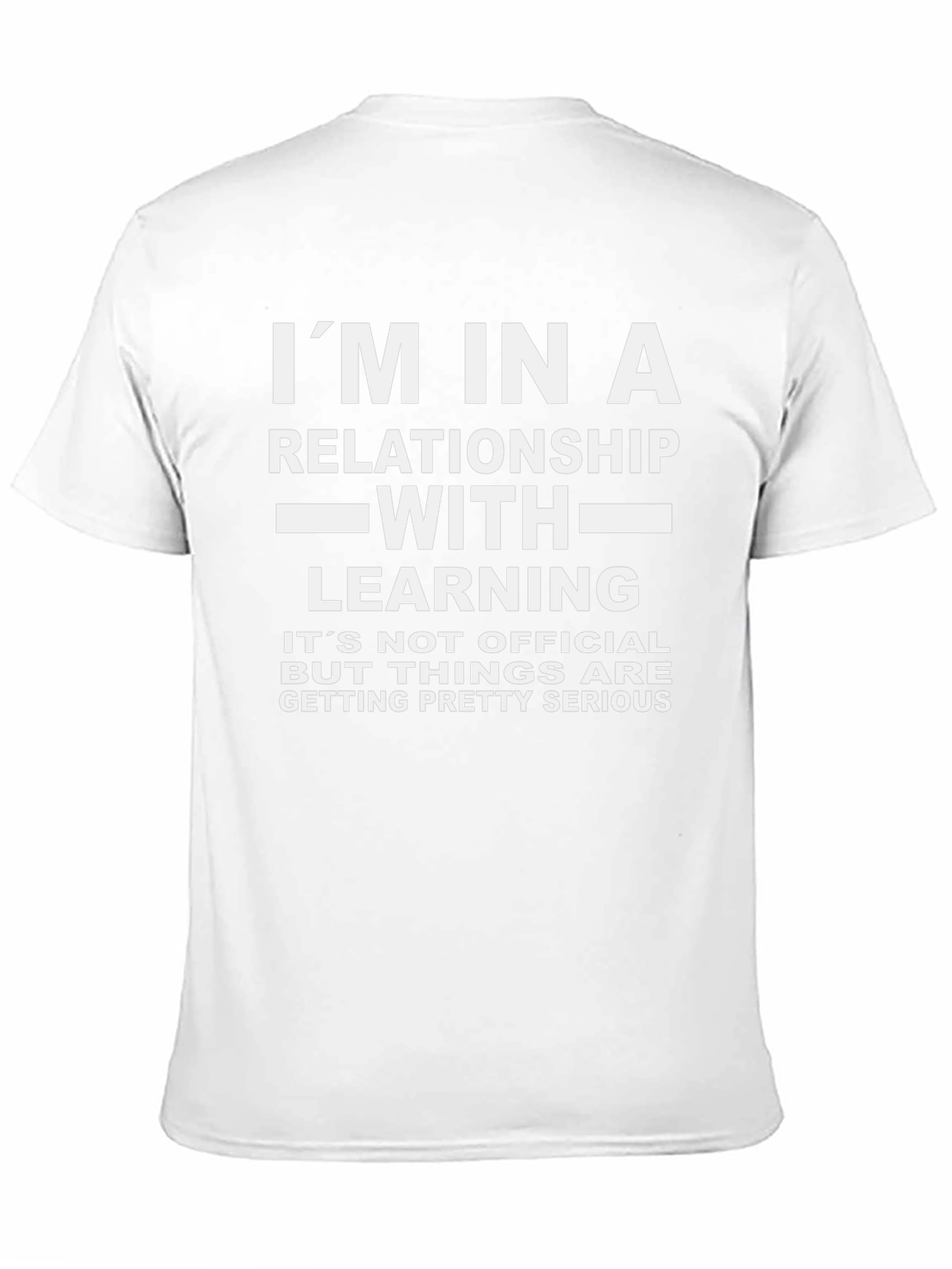Relationship With Learning T-Shirt - Black