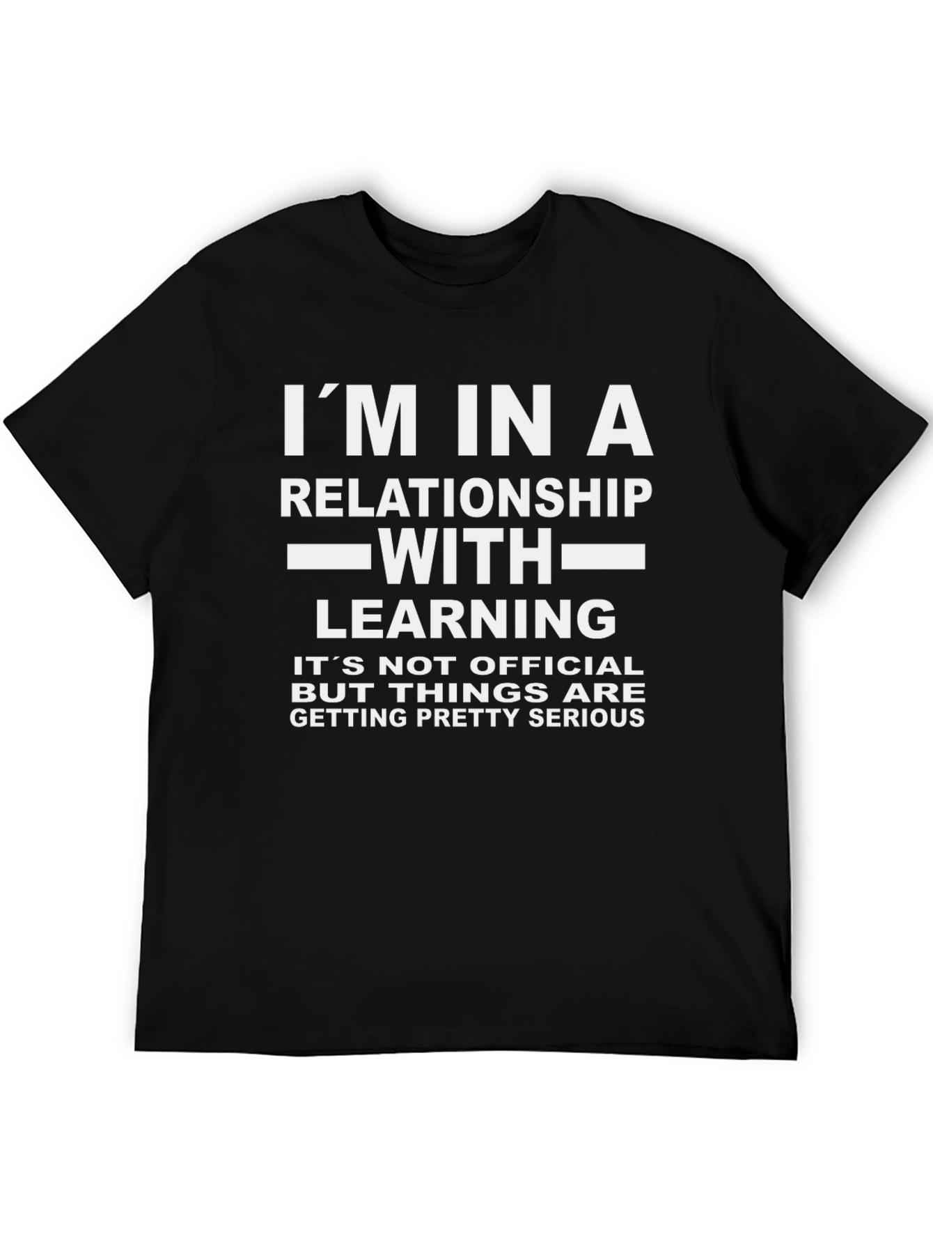 Relationship With Learning T-Shirt - Black