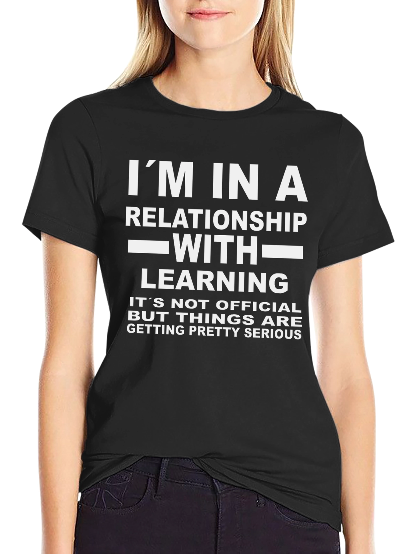 Relationship With Learning T-Shirt - Black