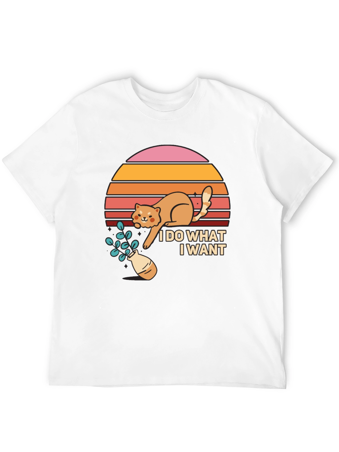 I Do What I Want Cat T-Shirt