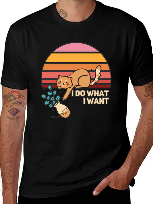 I Do What I Want Cat T-Shirt