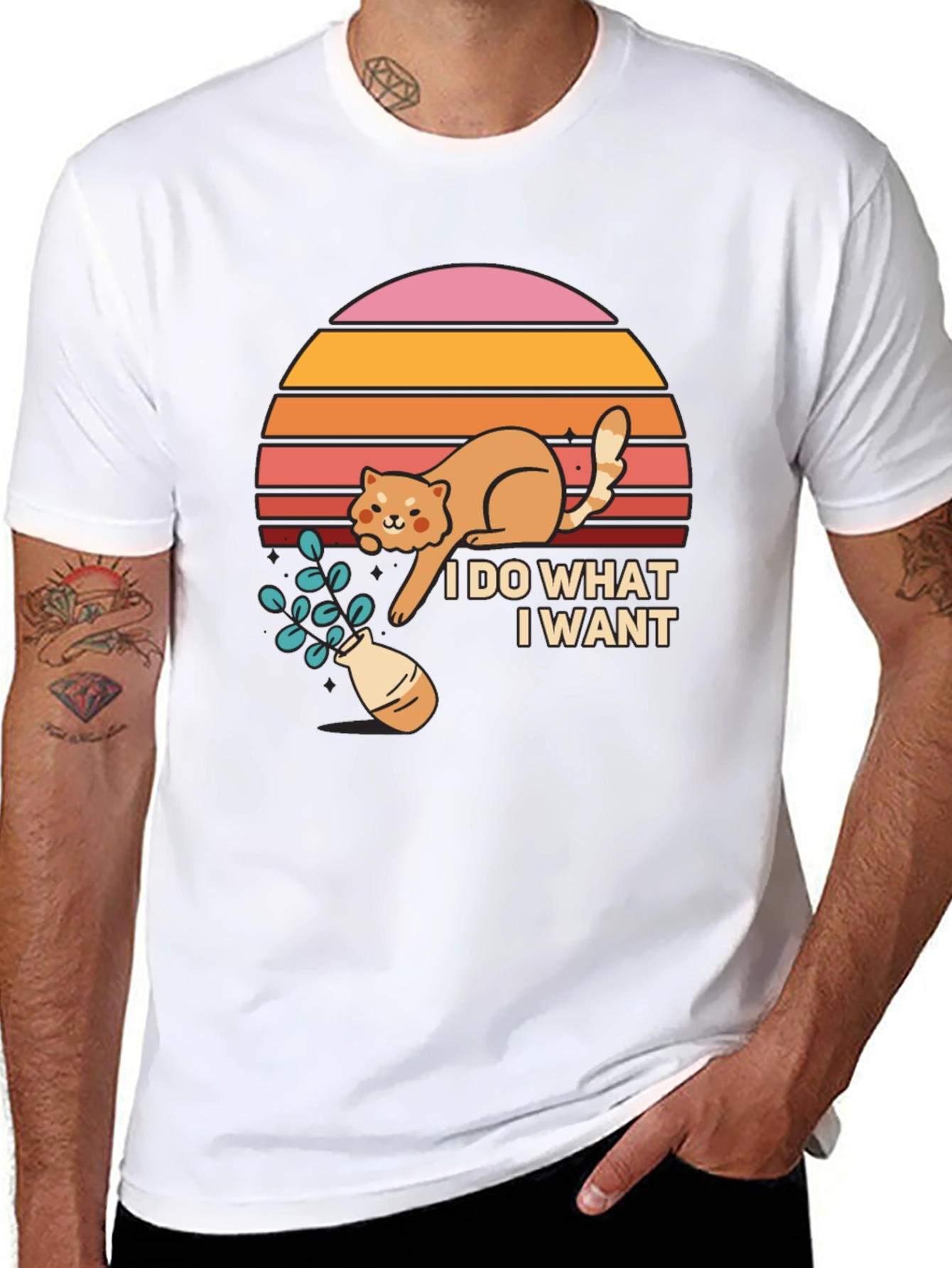 I Do What I Want Cat T-Shirt