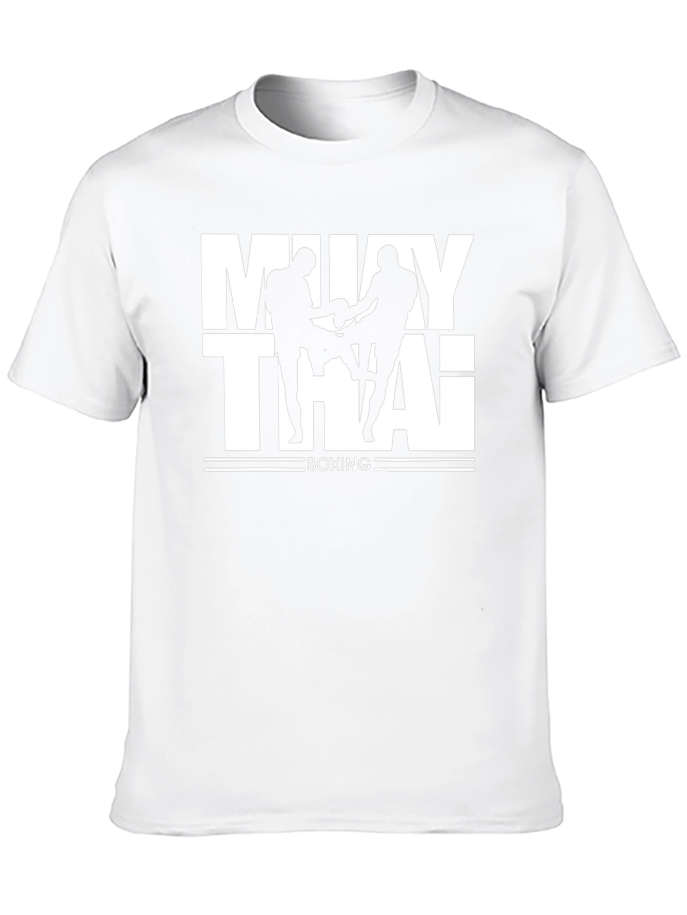 Muay Thai Boxing Graphic T-Shirt - Black