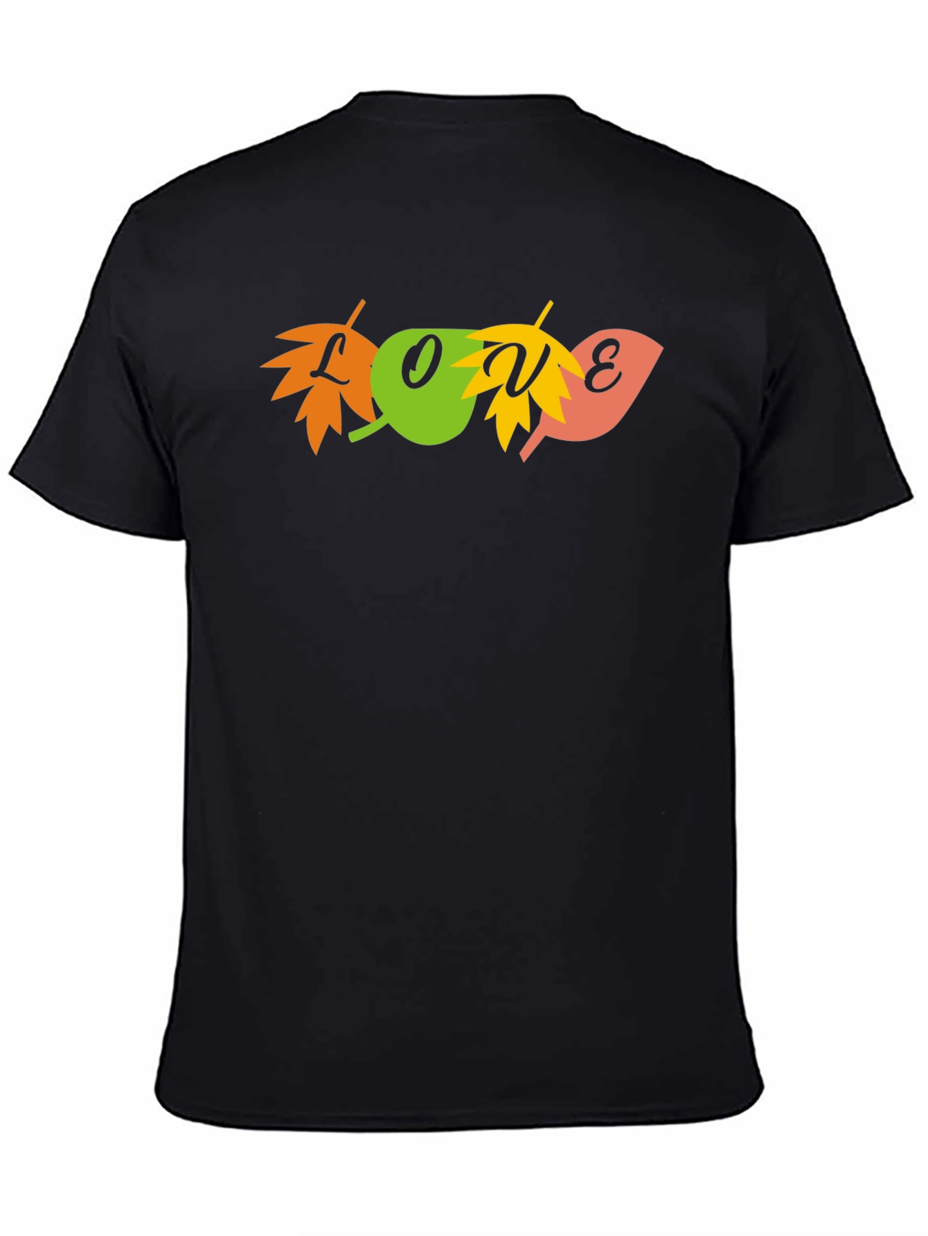 Autumn Love Leaf Graphic Tee
