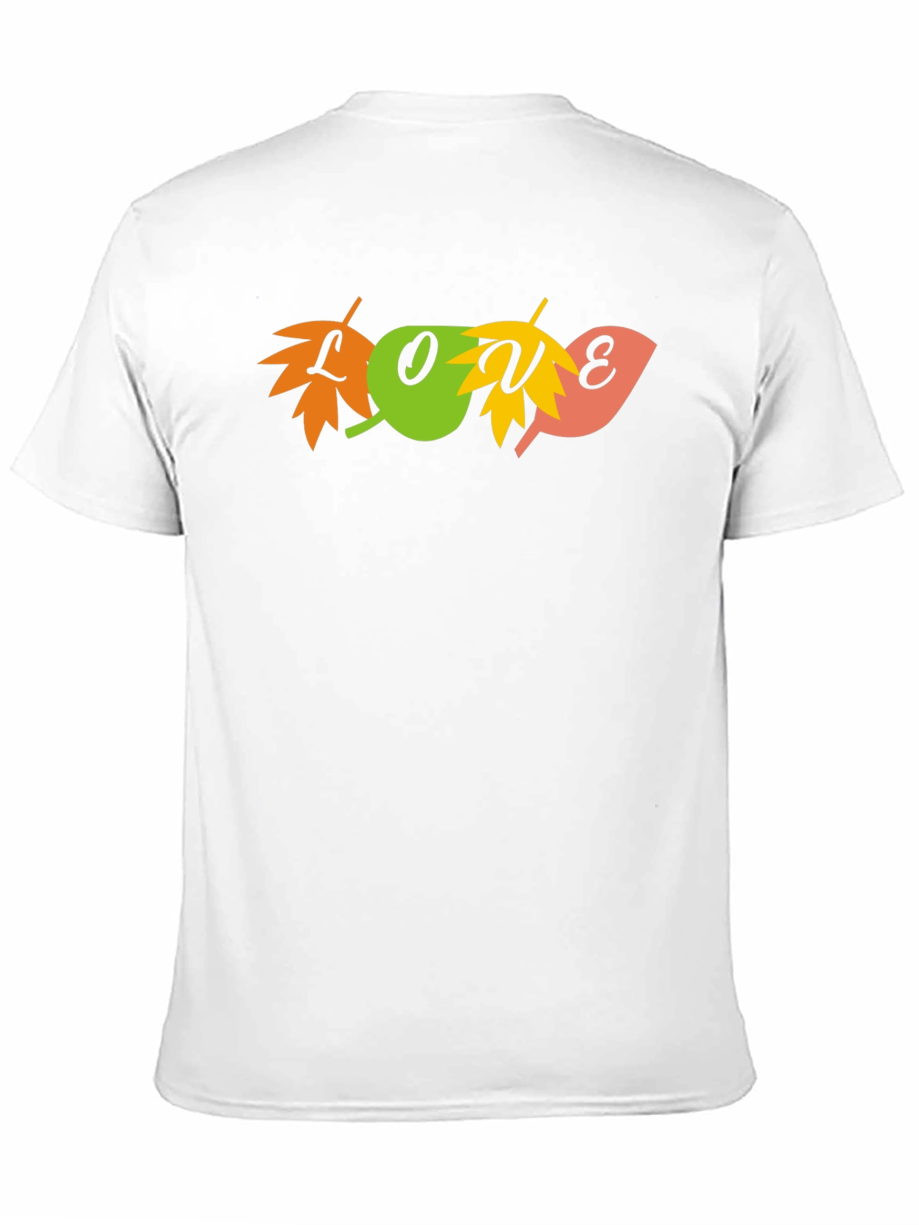 Autumn Love Leaf Graphic Tee
