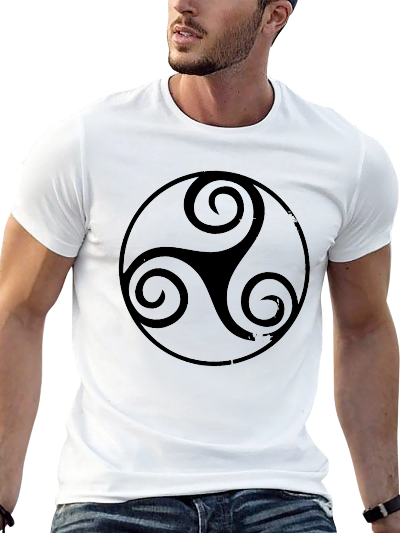Celtic Triskele T-Shirt - Spirals Symbol