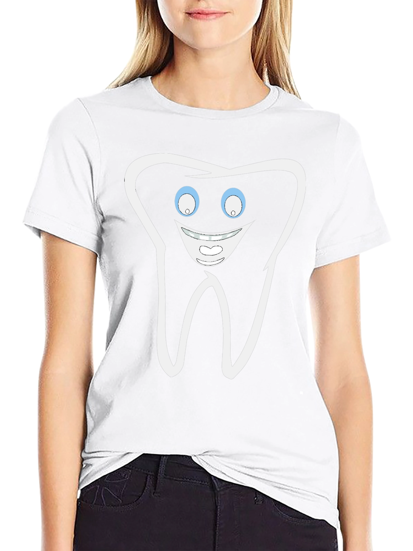 Happy Tooth Graphic T-Shirt