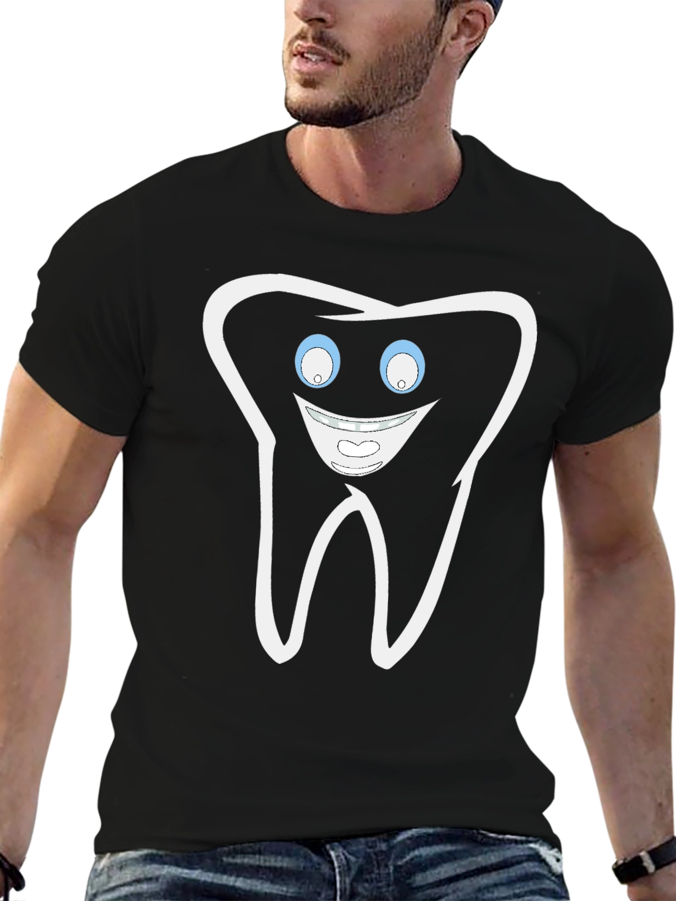 Happy Tooth Graphic T-Shirt