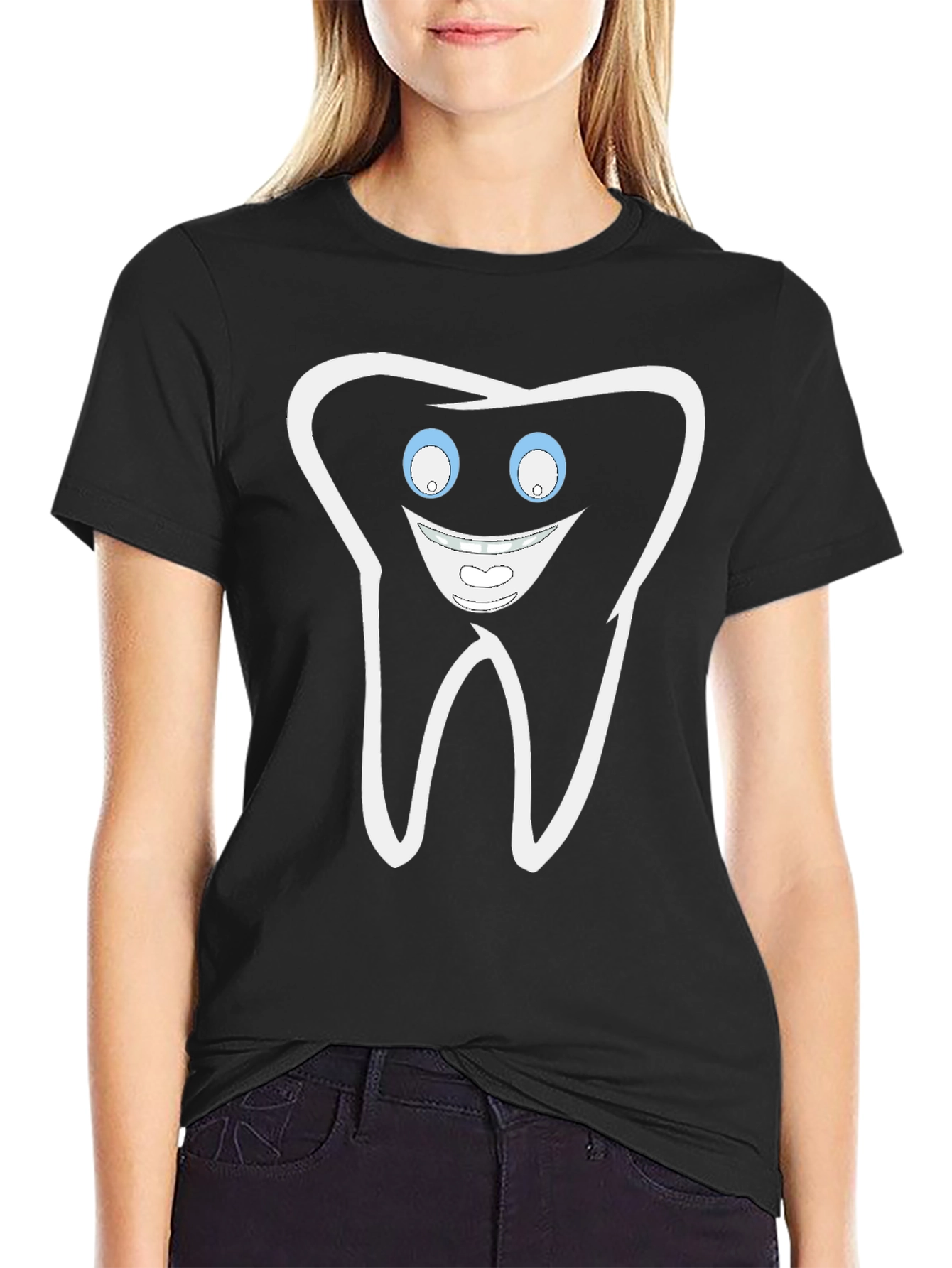 Happy Tooth Graphic T-Shirt