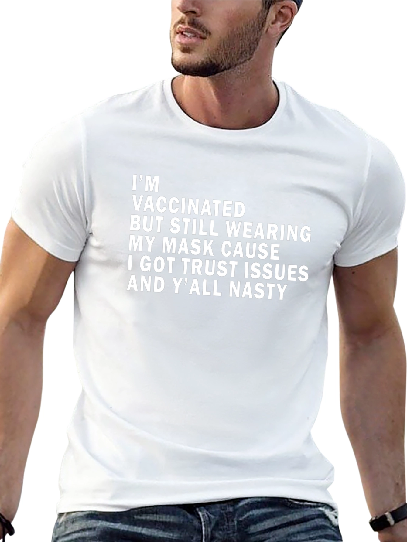Vaccinated Trust Issues Graphic Tee