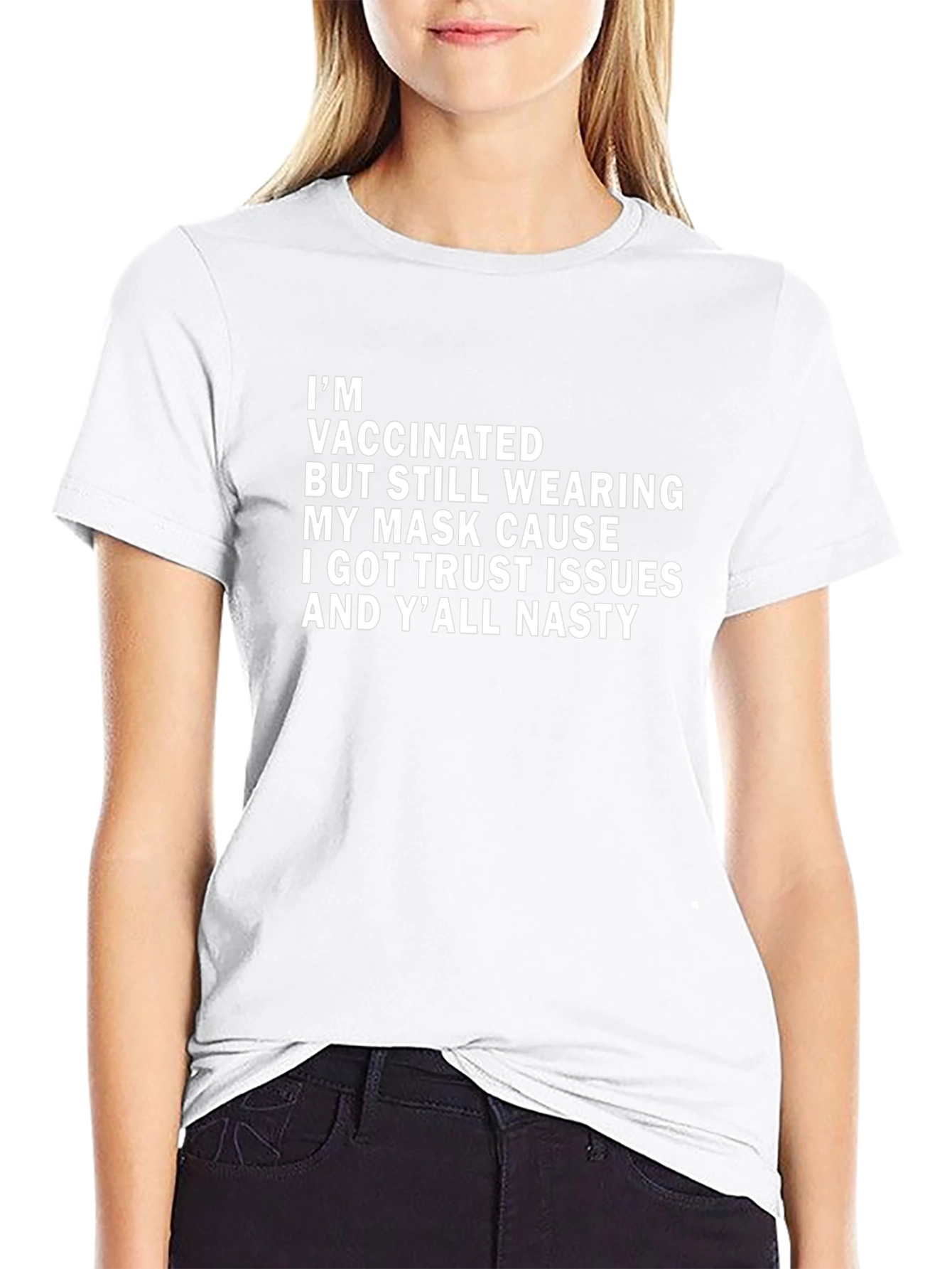 Vaccinated Trust Issues Graphic Tee