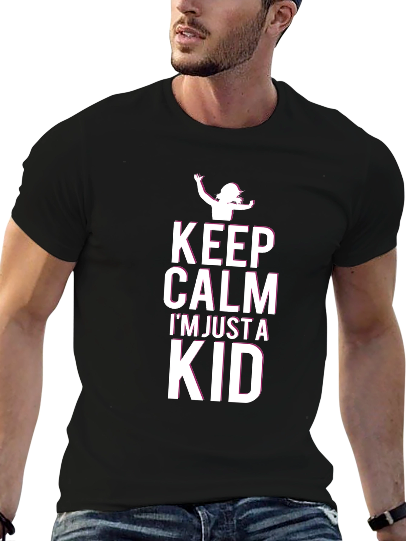 Keep Calm Im Just a Kid - Graphic T-Shirt
