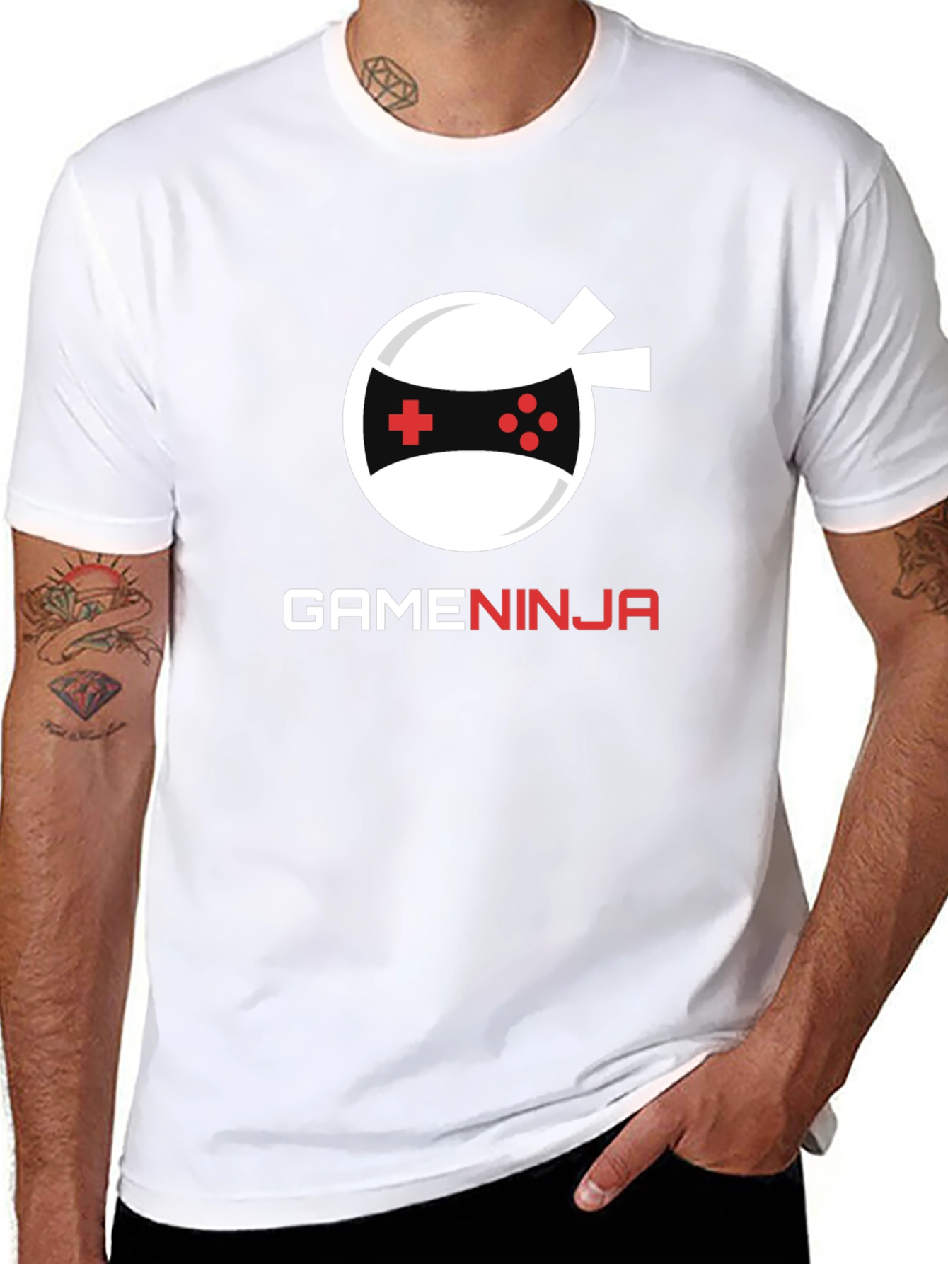 Game Ninja Black T-Shirt - Gamer Style