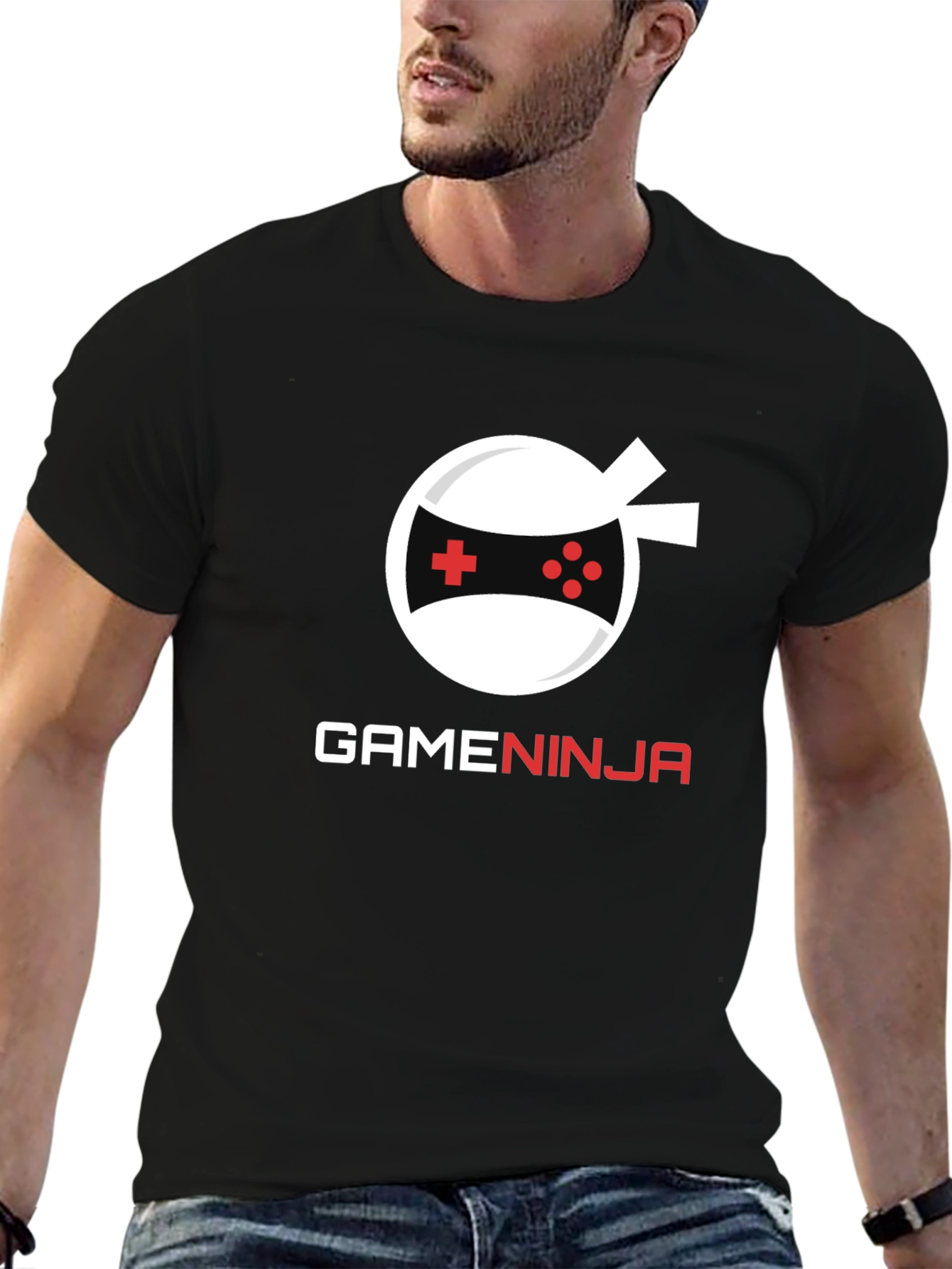 Game Ninja Black T-Shirt - Gamer Style