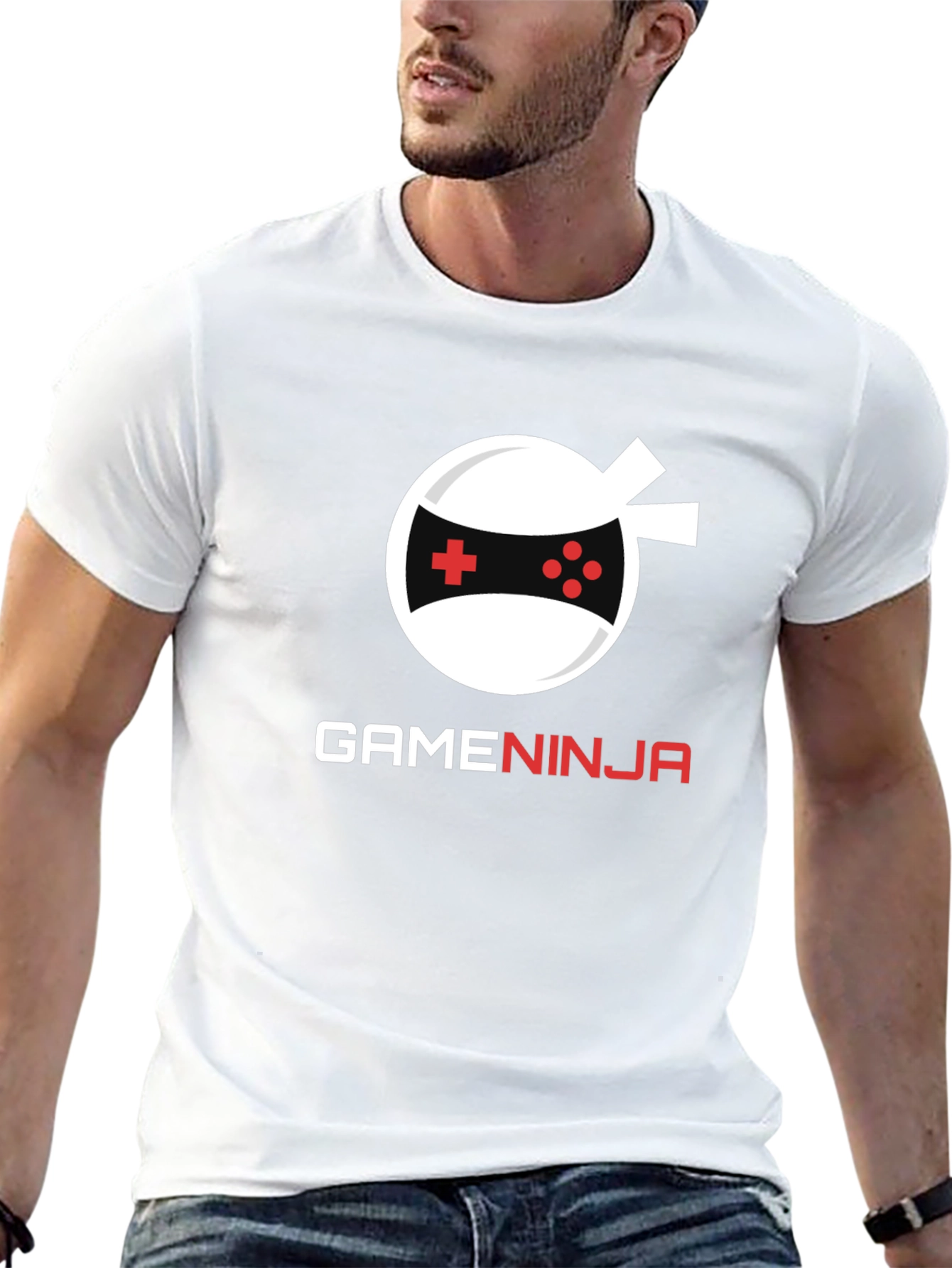 Game Ninja Black T-Shirt - Gamer Style