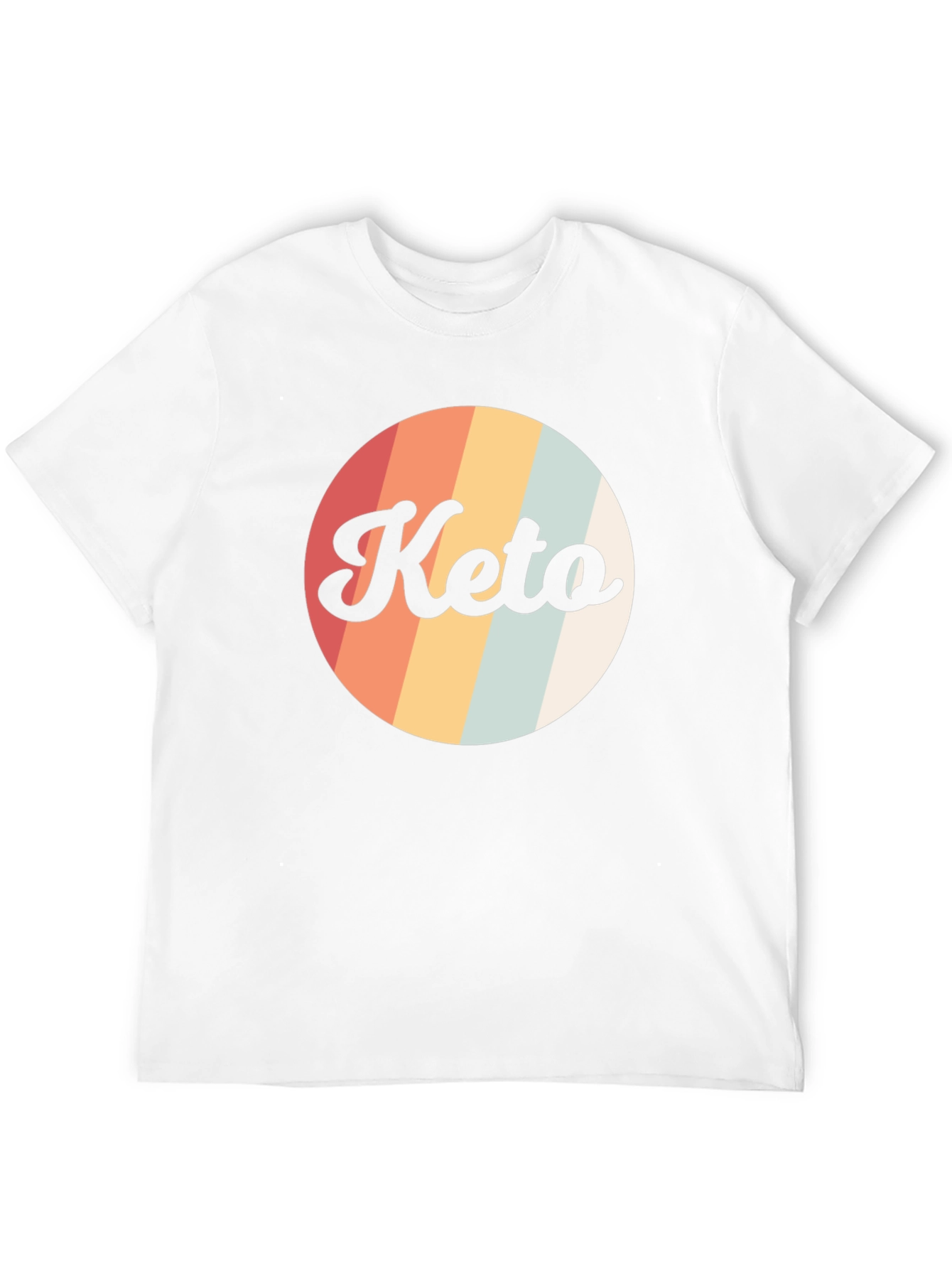 Retro Keto Graphic Tee - Mens Black T-Shirt