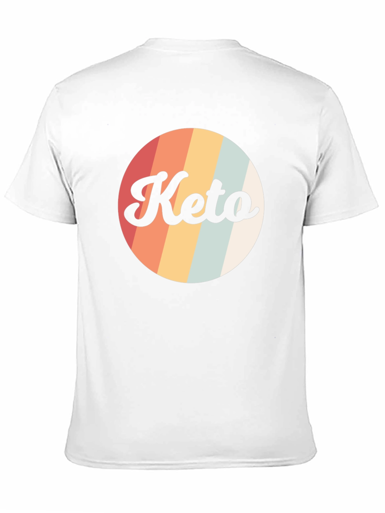 Retro Keto Graphic Tee - Mens Black T-Shirt