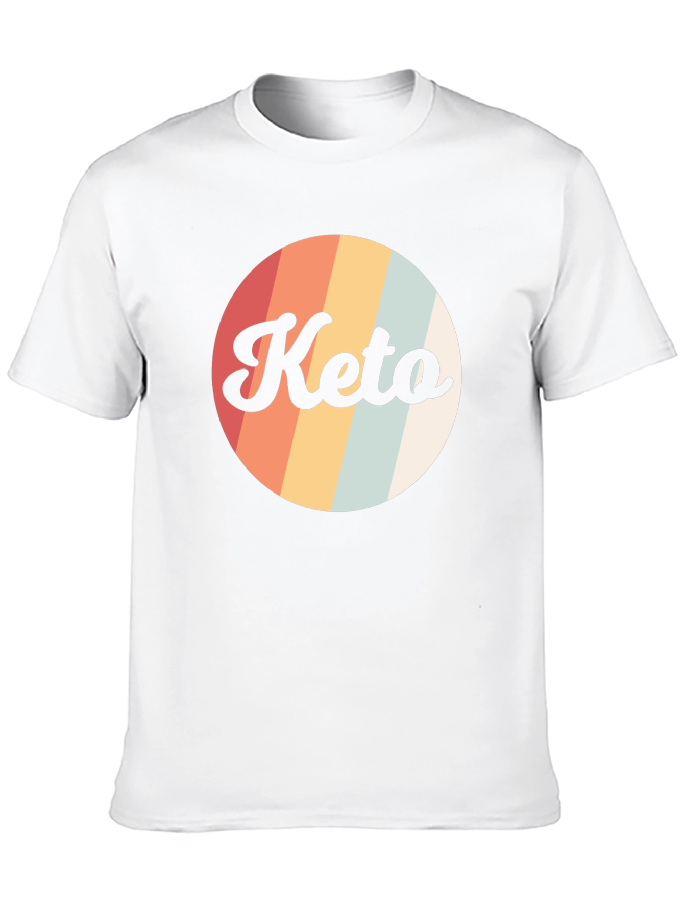 Retro Keto Graphic Tee - Mens Black T-Shirt