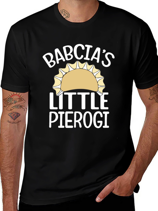 Babcias Little Pierogi Black T-Shirt